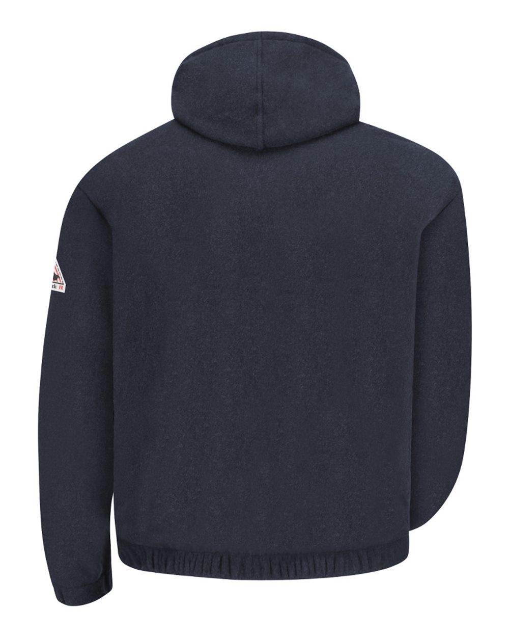 SMH6 Bulwark Flame Resistant Fleece Full-Zip - Back Image