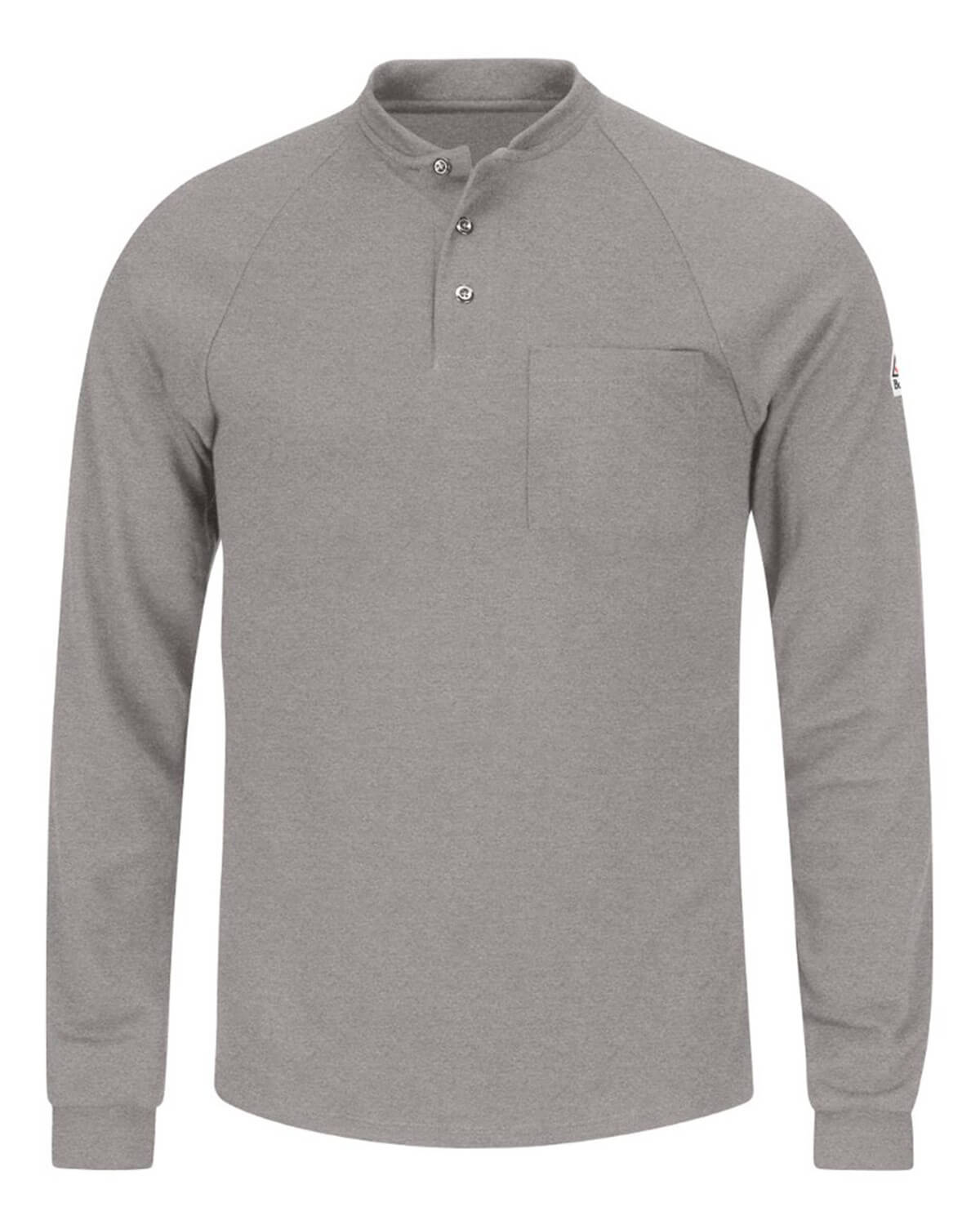 SML2 Bulwark Long Sleeve Henley Shirt- CoolTouch2 Zoom Image