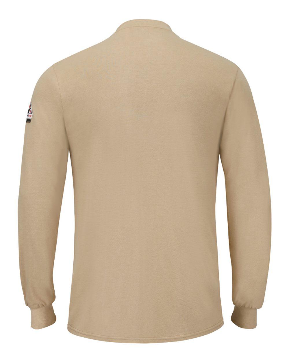 SML8 Bulwark Long Sleeve Henley - Back Image