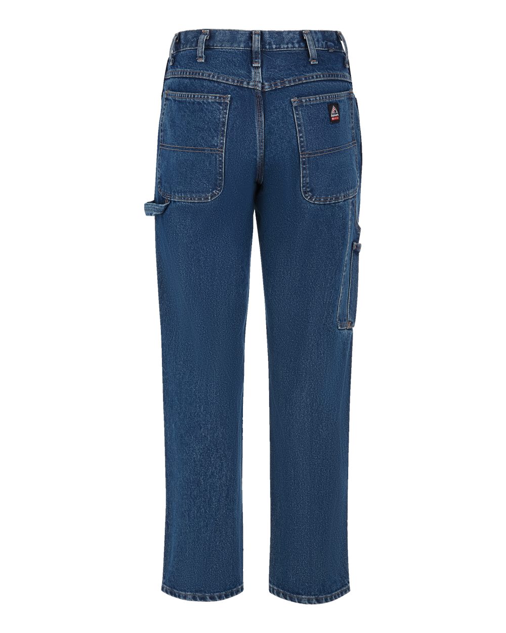 PEJ8 Bulwark Flame Resistant Pre-Washed Denim Dungaree - Back Image