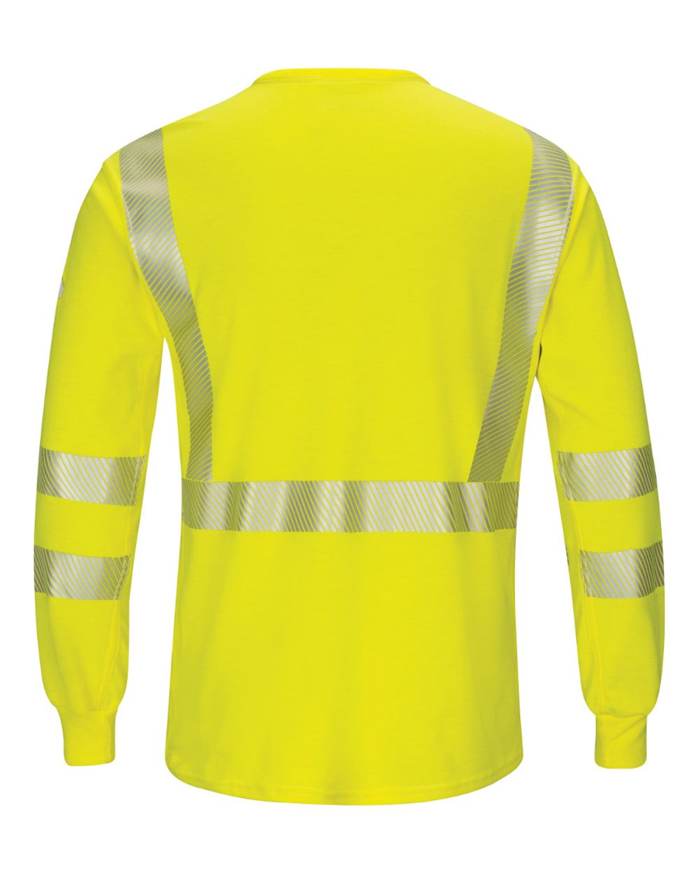 SMK8L Bulwark Hi-Visibility Lightweight Long Sleeve T-Shirt - Long Sizes - Back Image