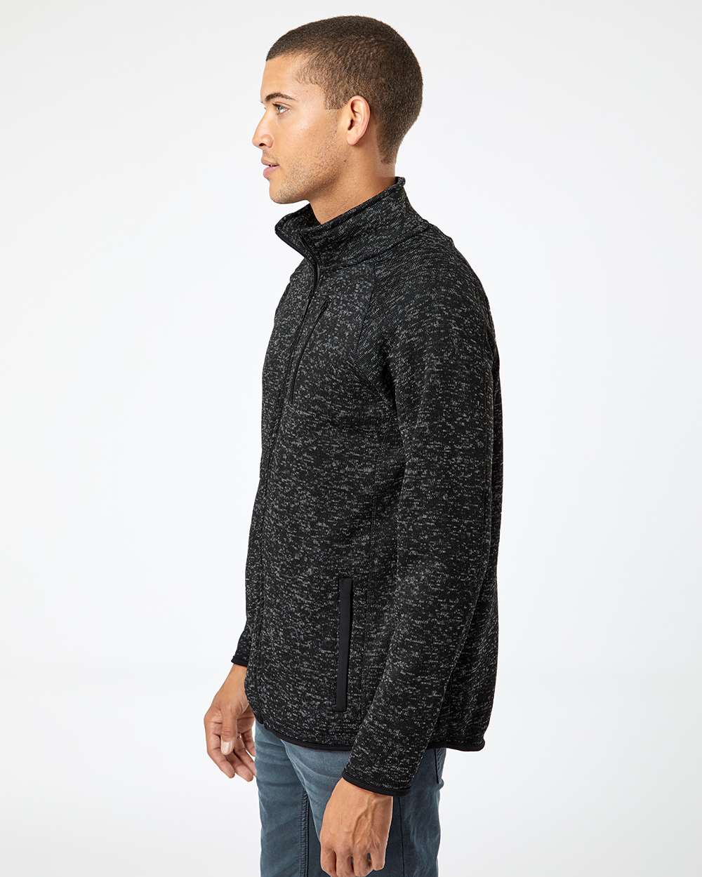 3901 Burnside Sweater Knit Jacket 3901 Burnside Sweater Knit Jacket - Siide Image