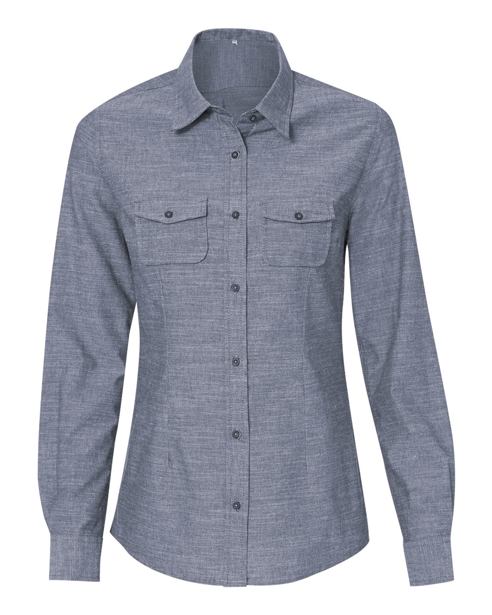 5255 Burnside Womens Long Sleeve Chambray Zoom Image