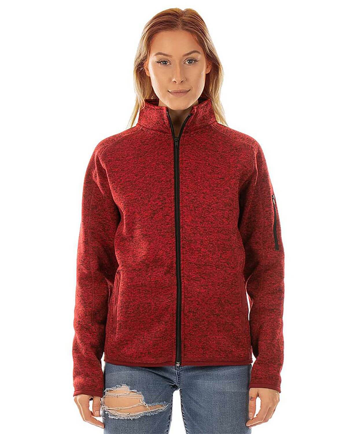 5901 Burnside Womens Sweater Knit Jacket