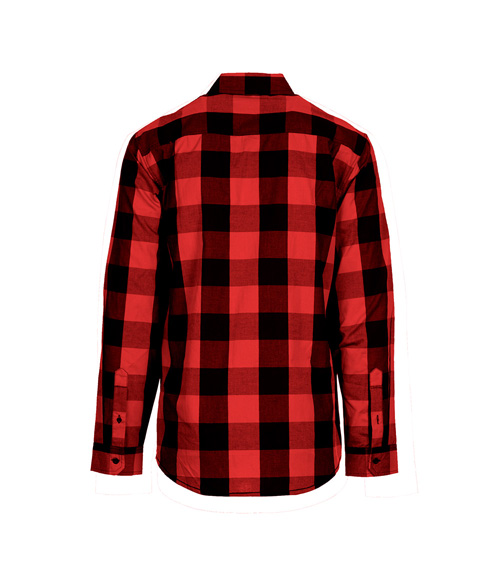 8203BN Burnside Mens American Buffalo Plaid - Back Image