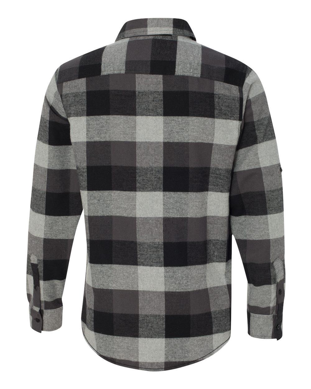 8210 Burnside Yarn-Dyed Long Sleeve Flannel Shirt 8210 Burnside Yarn-Dyed Long Sleeve Flannel Shirt - Back Image