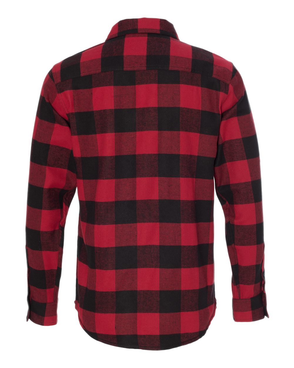 8210 Burnside Yarn-Dyed Long Sleeve Flannel Shirt 8210 Burnside Yarn-Dyed Long Sleeve Flannel Shirt - Back Image