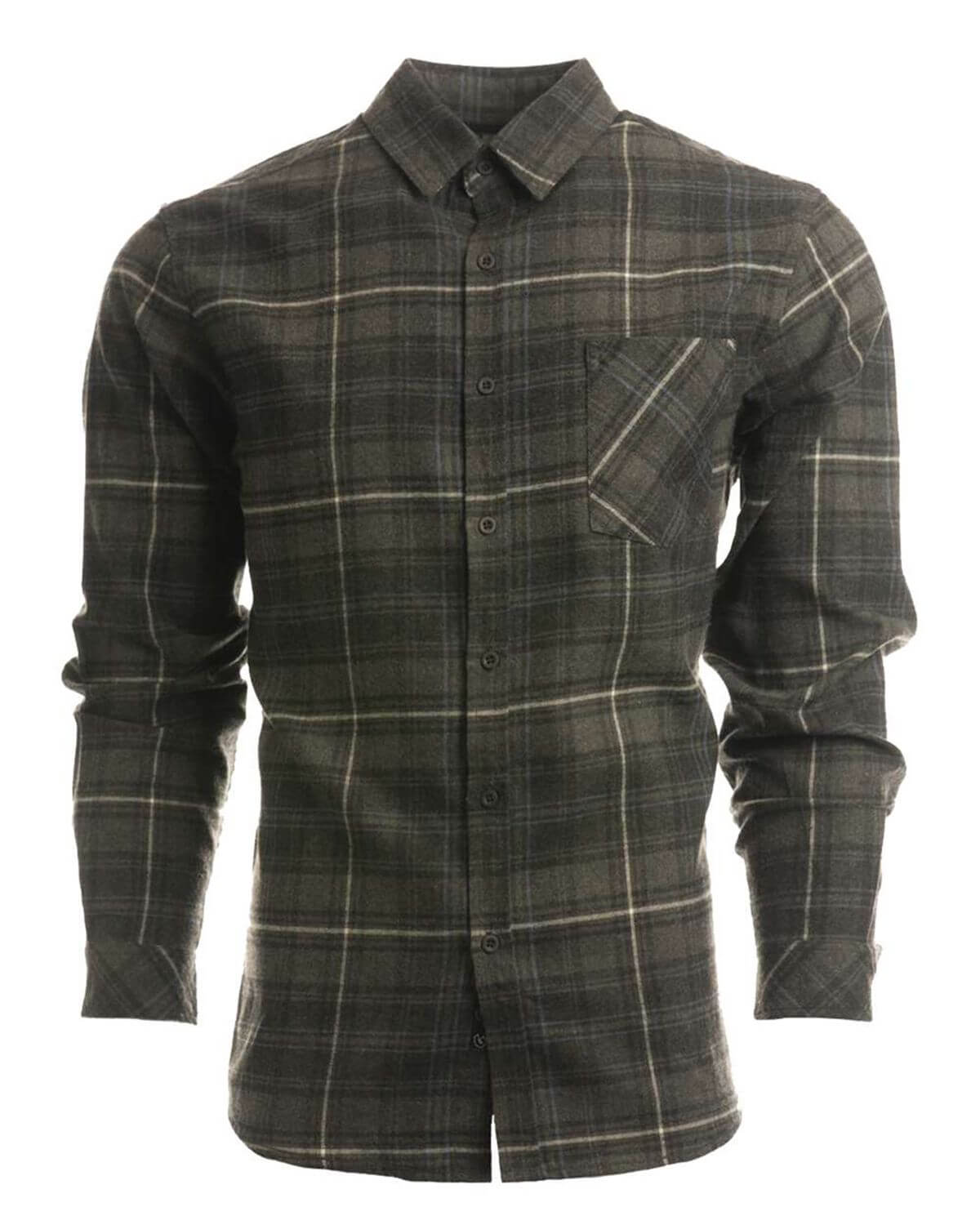 8212 Burnside Open Pocket Long Sleeve Flannel Shirt 8212 Burnside Open Pocket Long Sleeve Flannel Shirt