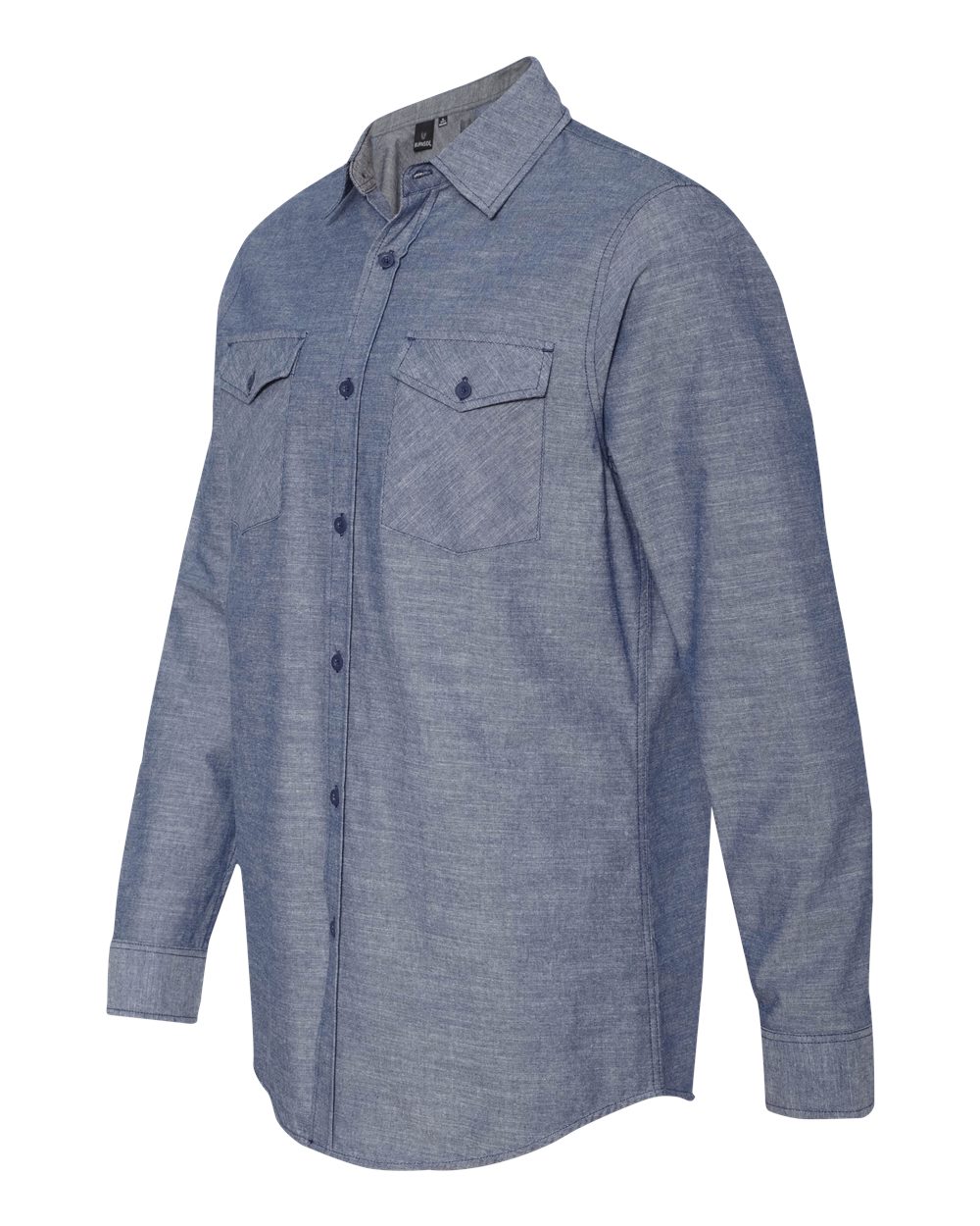 8255 Burnside Chambray Long Sleeve Shirt 8255 Burnside Chambray Long Sleeve Shirt - Siide Image