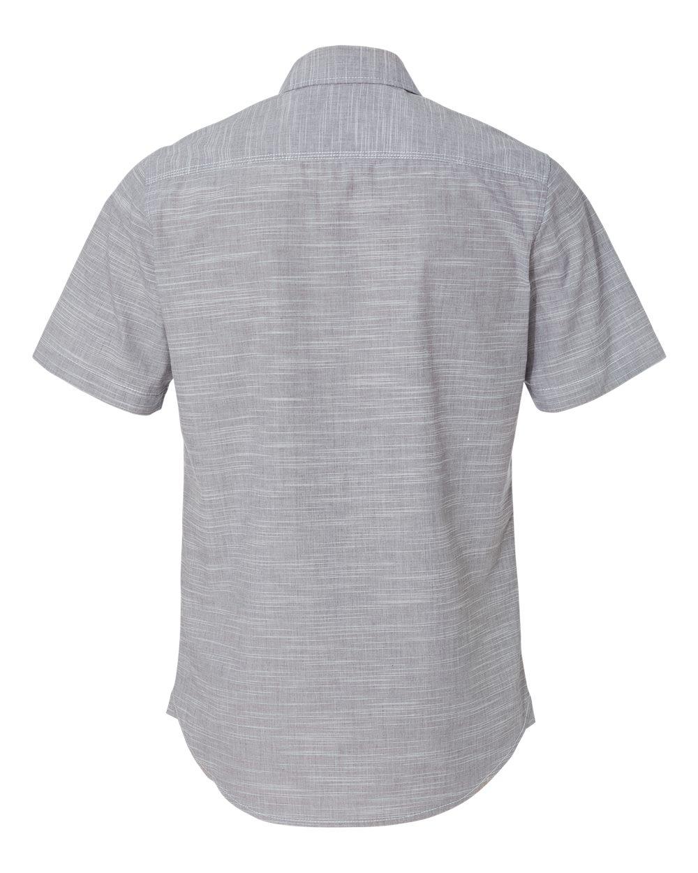9247 Burnside Textured Solid Short Sleeve Shirt 9247 Burnside Textured Solid Short Sleeve Shirt - Back Image