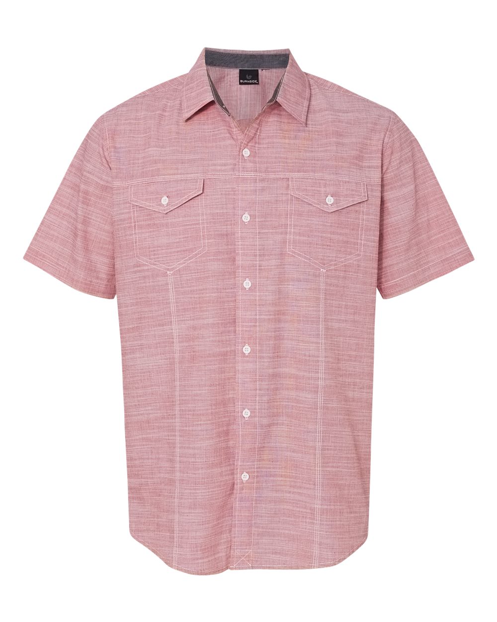 9247 Burnside Textured Solid Short Sleeve Shirt