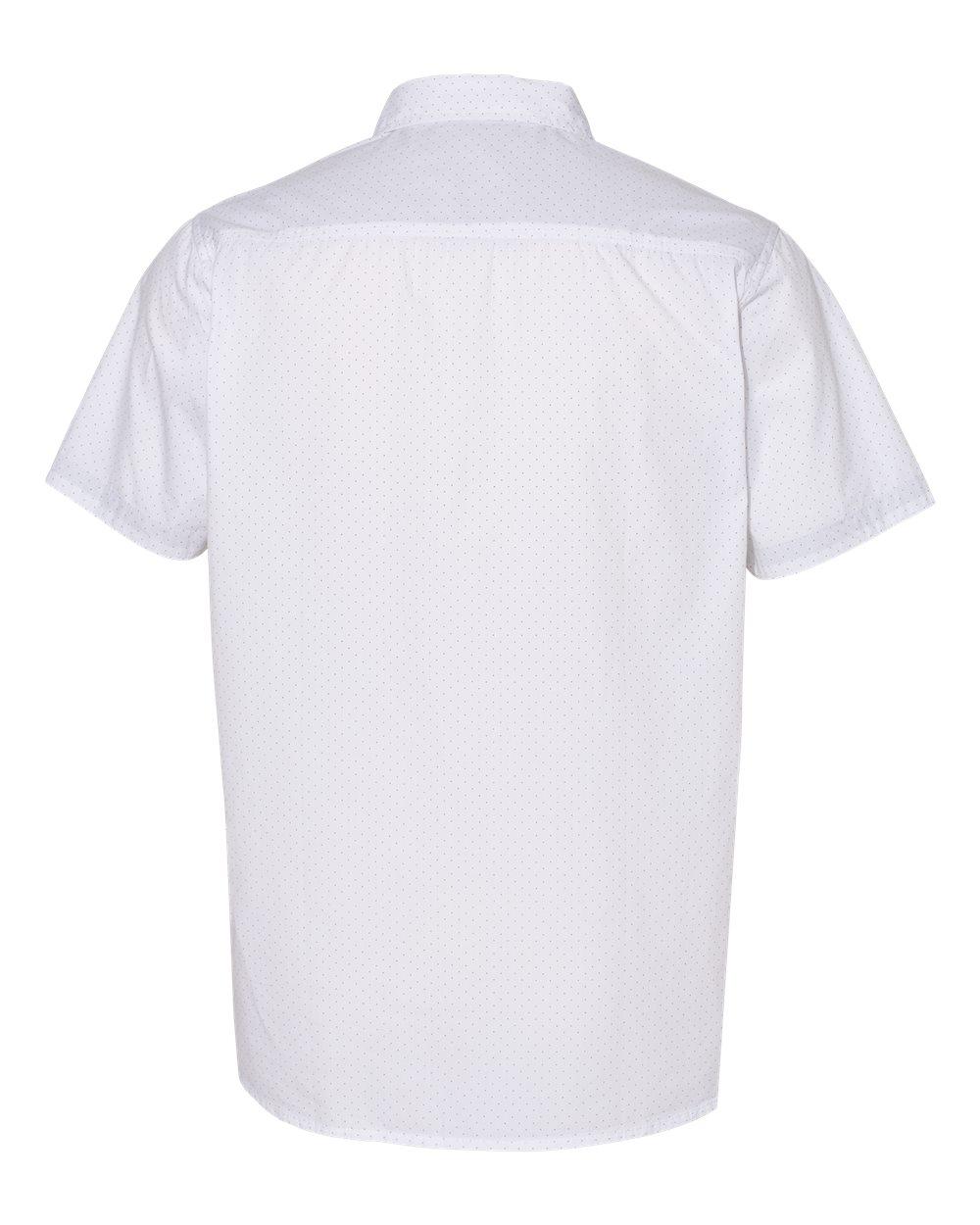 9290 Burnside Peached Printed Poplin Short Sleeve Shirt 9290 Burnside Peached Printed Poplin Short Sleeve Shirt - Back Image