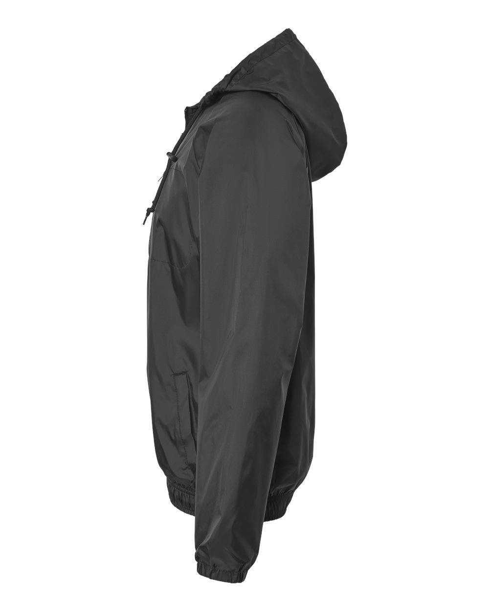 9728 Burnside Mentor Hooded Coachs Jacket - Siide Image