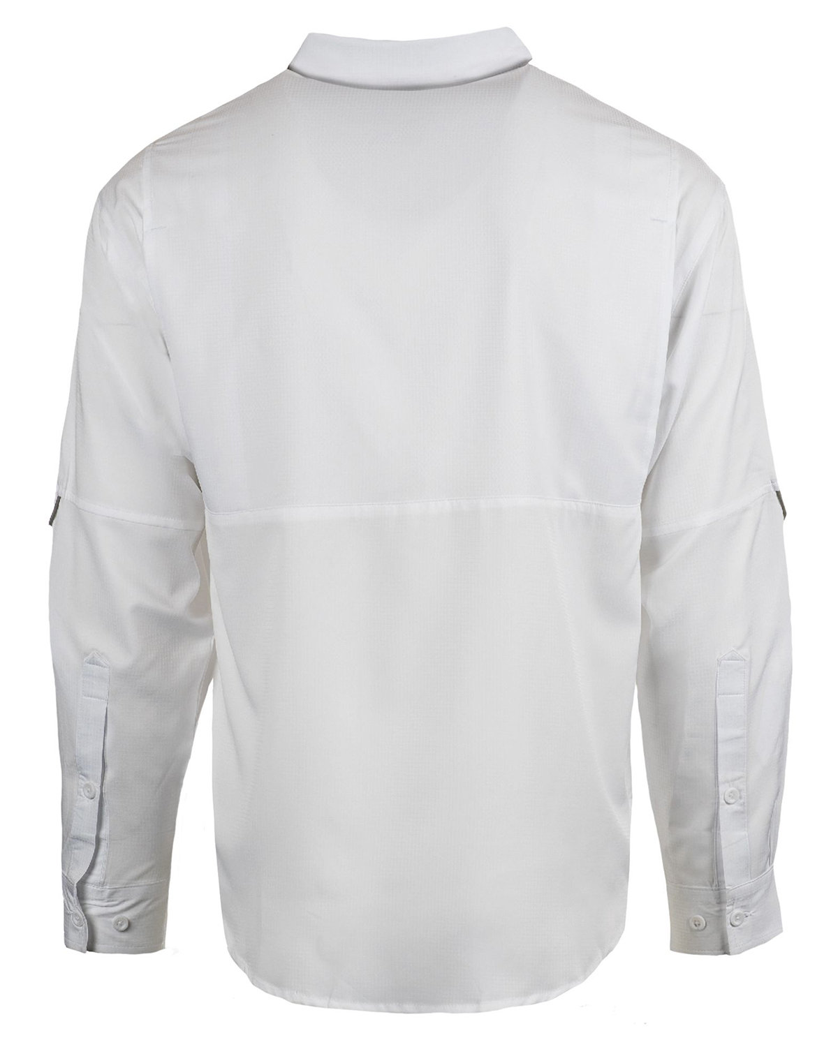B2299 Burnside Mens Functional Long-Sleeve Fishing Shirt - Back Image