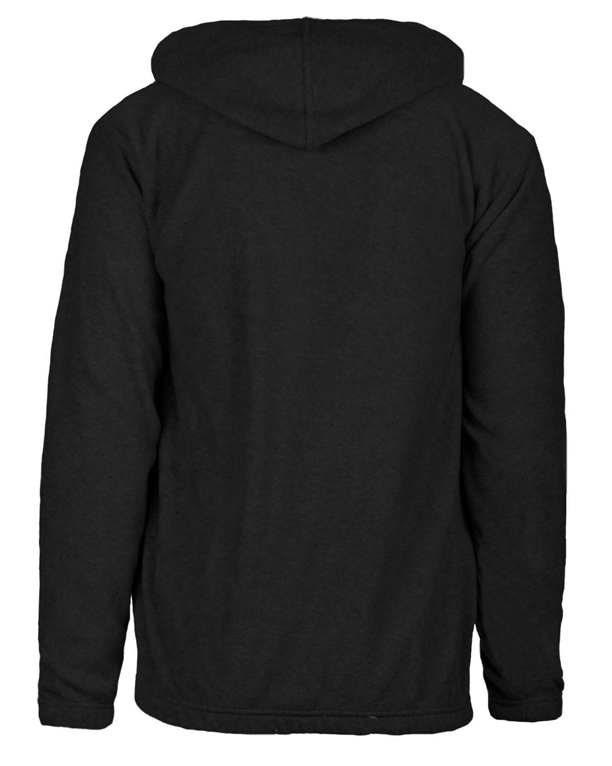 B3500 Burnside Unisex Pullover Hooded Polar Fleece - Back Image