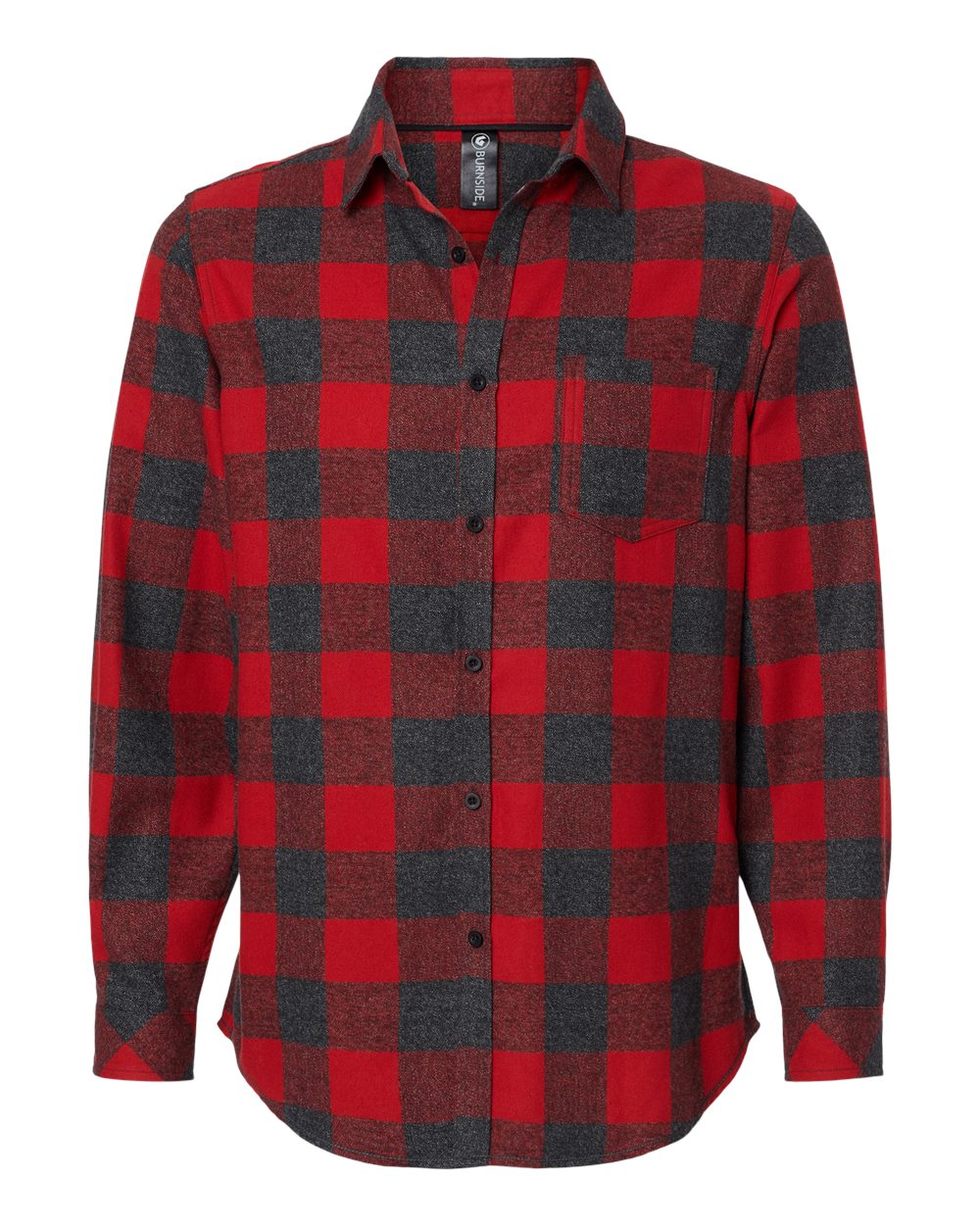 8212 Burnside Open Pocket Long Sleeve Flannel Shirt 8212 Burnside Open Pocket Long Sleeve Flannel Shirt