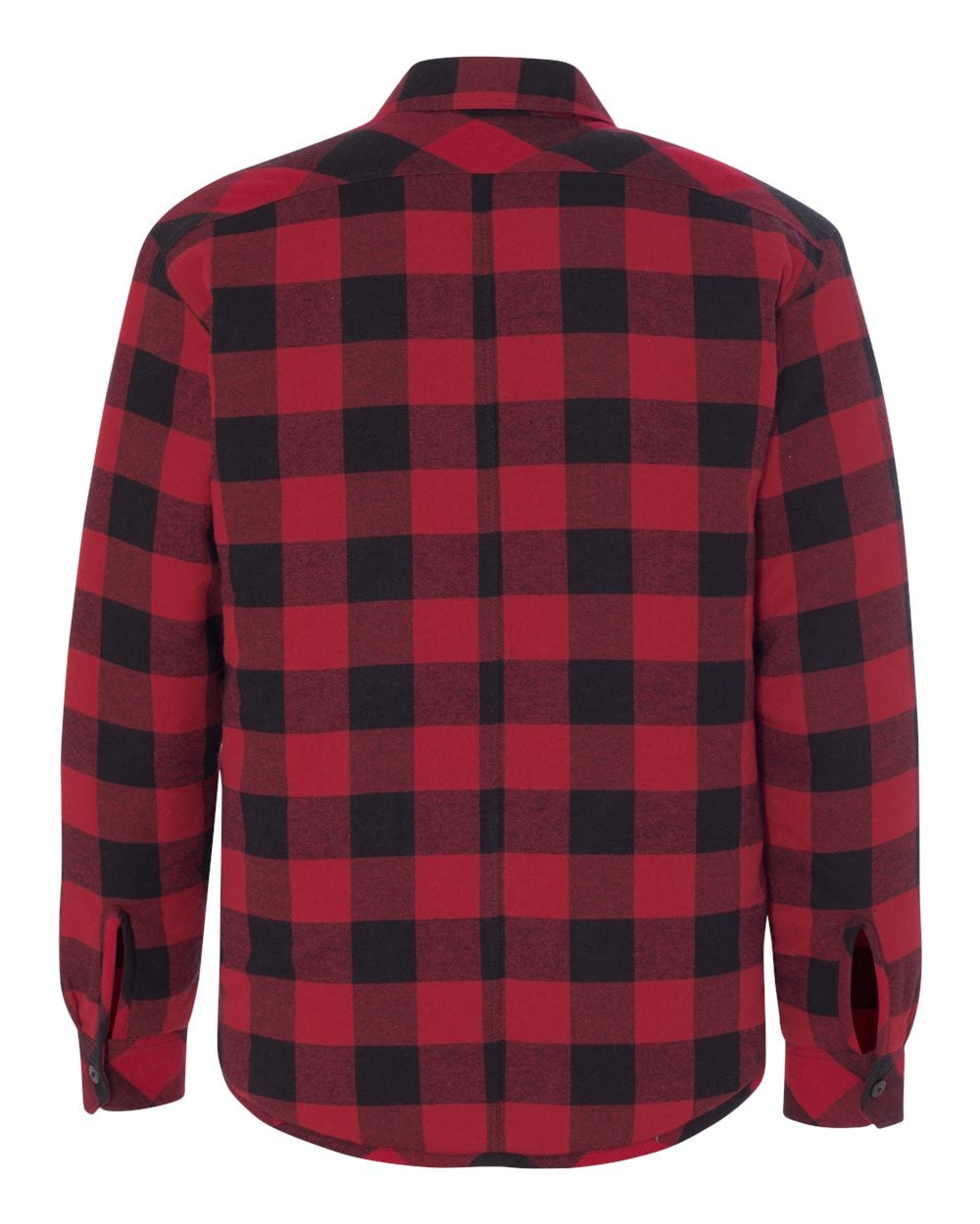 8610 Burnside Quilted Flannel Jacket 8610 Burnside Quilted Flannel Jacket - Back Image
