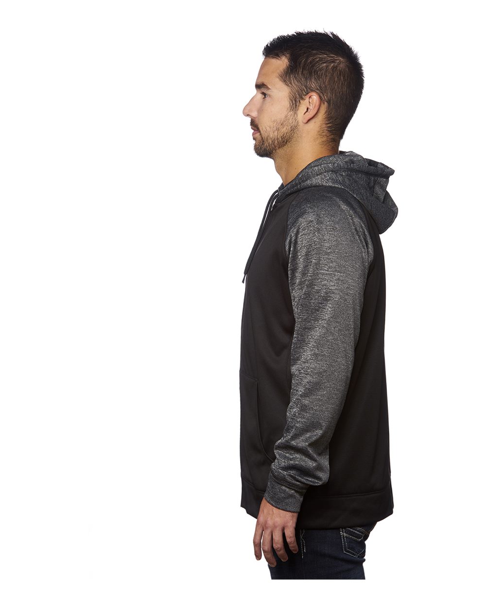 8660 Burnside Performance Raglan Full-Zip Sweatshirt - Siide Image