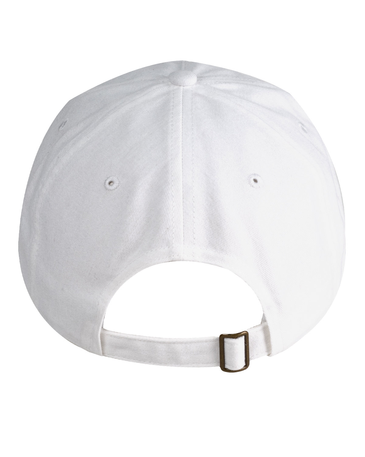 BX008 Big Accessories 5-Panel Brushed Twill Unstructured Cap - Back Image