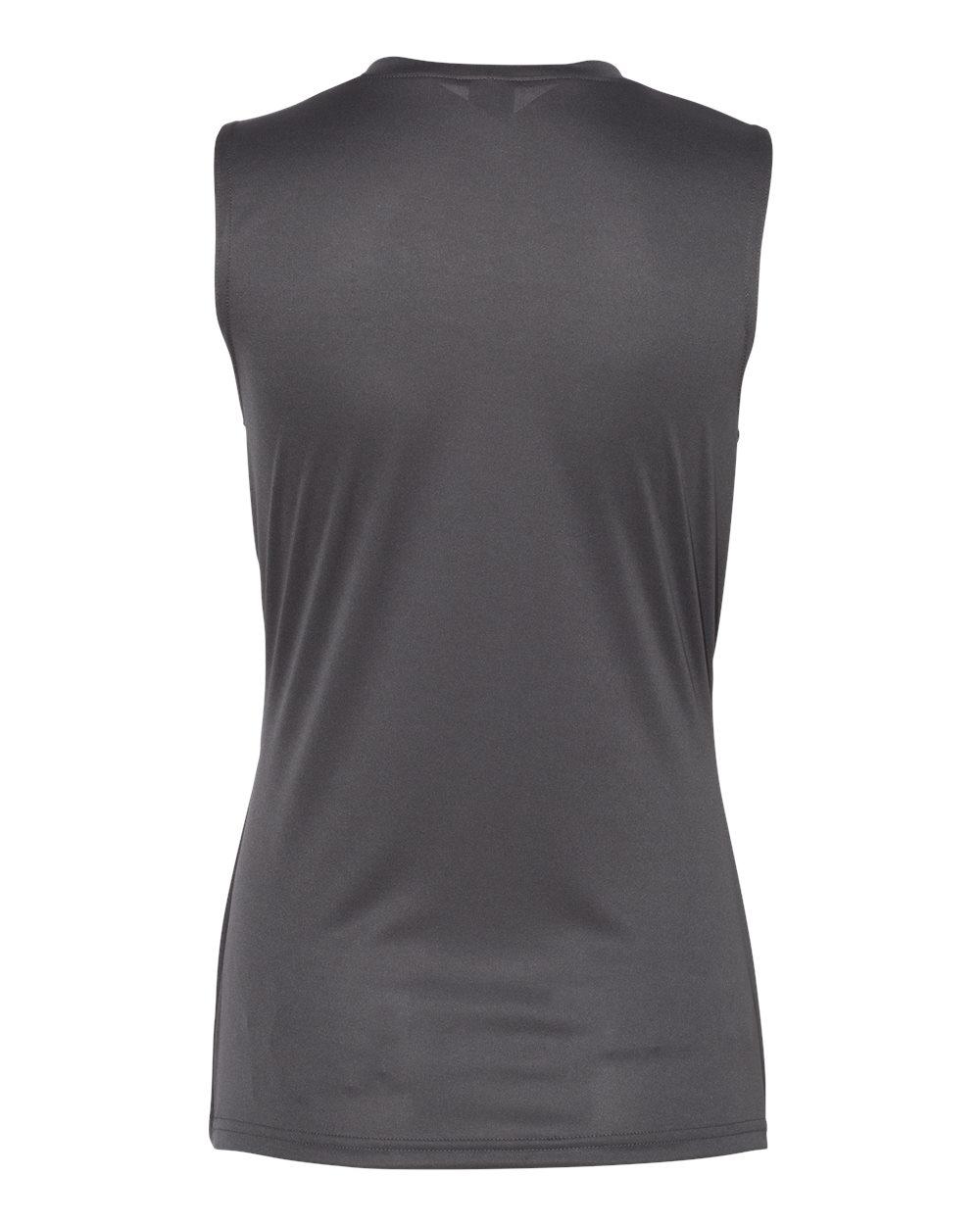 5663 C2 Sport Womens Sleeveless V-Neck T-Shirt - Back Image