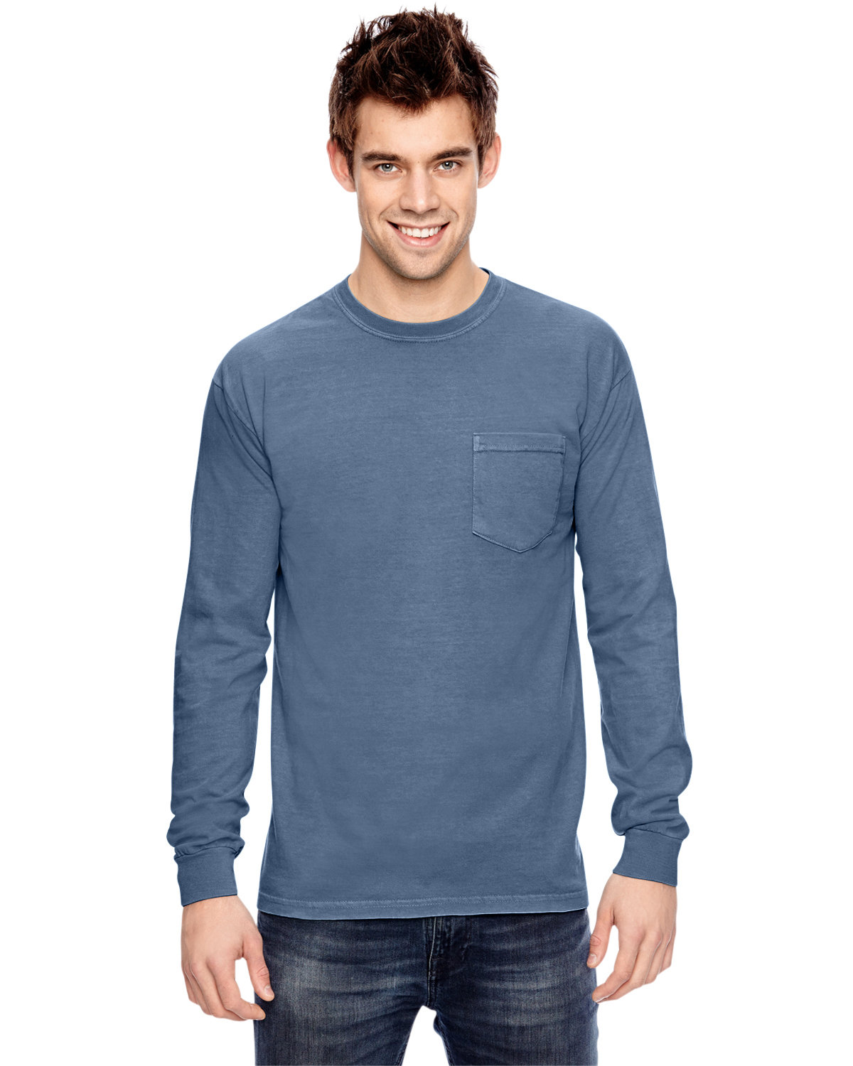 C4410 Comfort Colors Adult Heavyweight RS Long-Sleeve Pocket T-Shirt C4410 Comfort Colors Adult Heavyweight RS Long-Sleeve Pocket T-Shirt