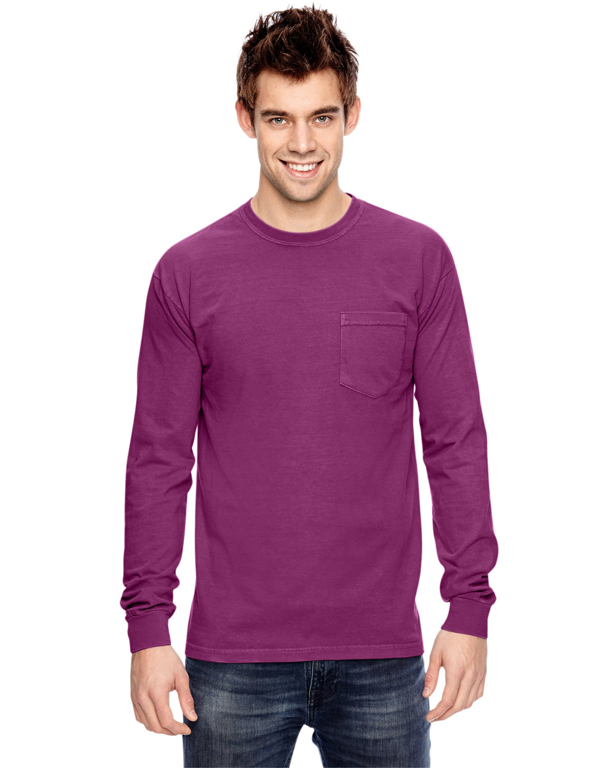 C4410 Comfort Colors Adult Heavyweight RS Long-Sleeve Pocket T-Shirt