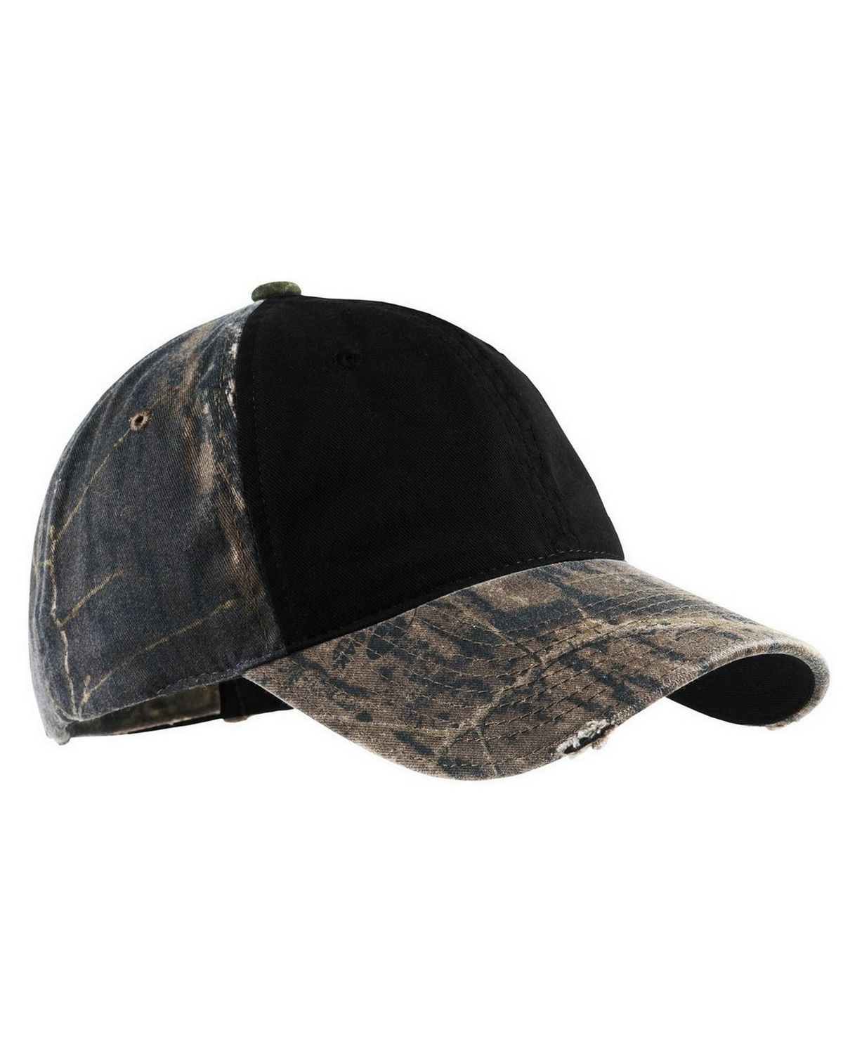 C807 Port Authority Camo Cap with Contrast Front Panel