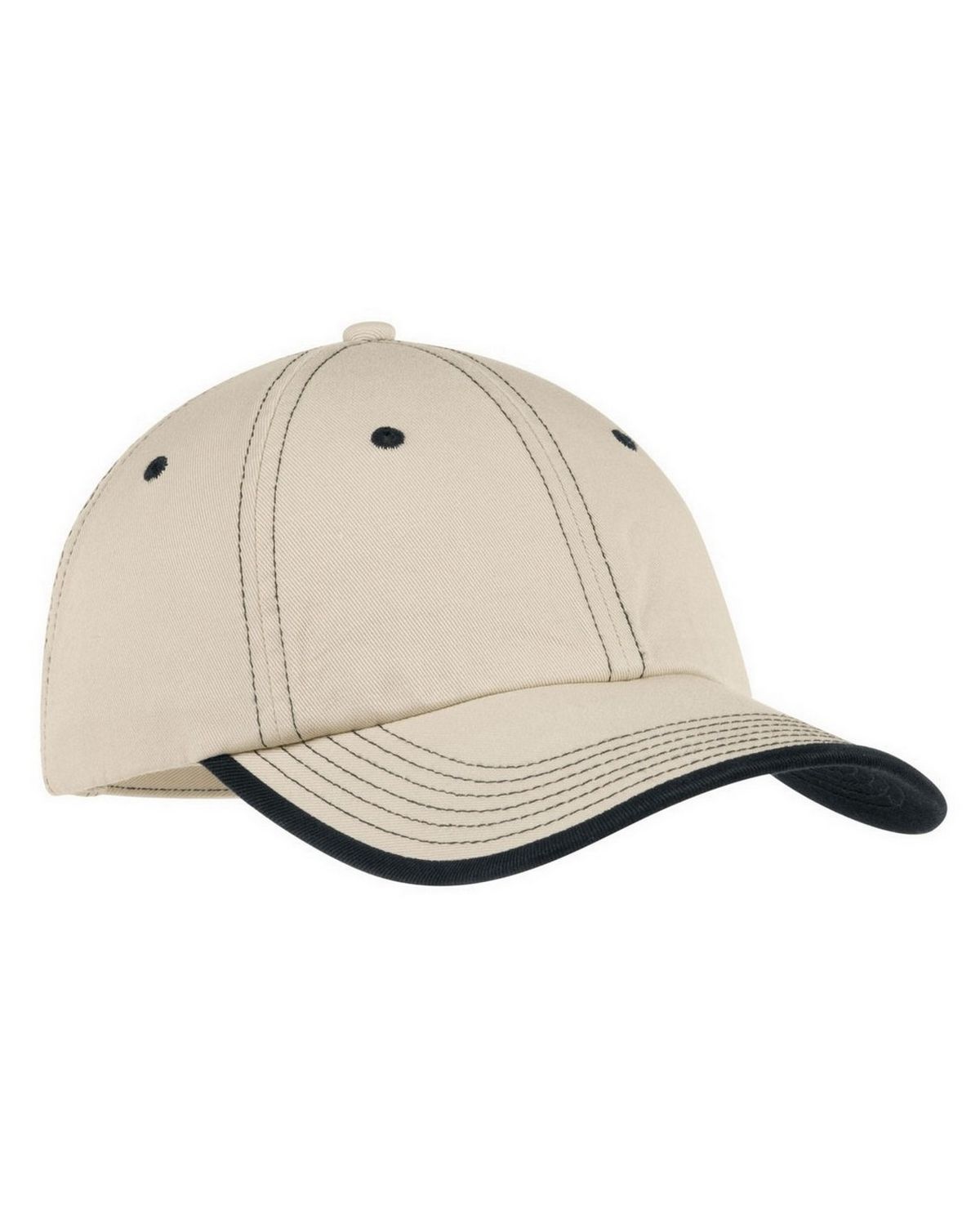 C835 Port Authority Vintage Washed Contrast Stitch Cap