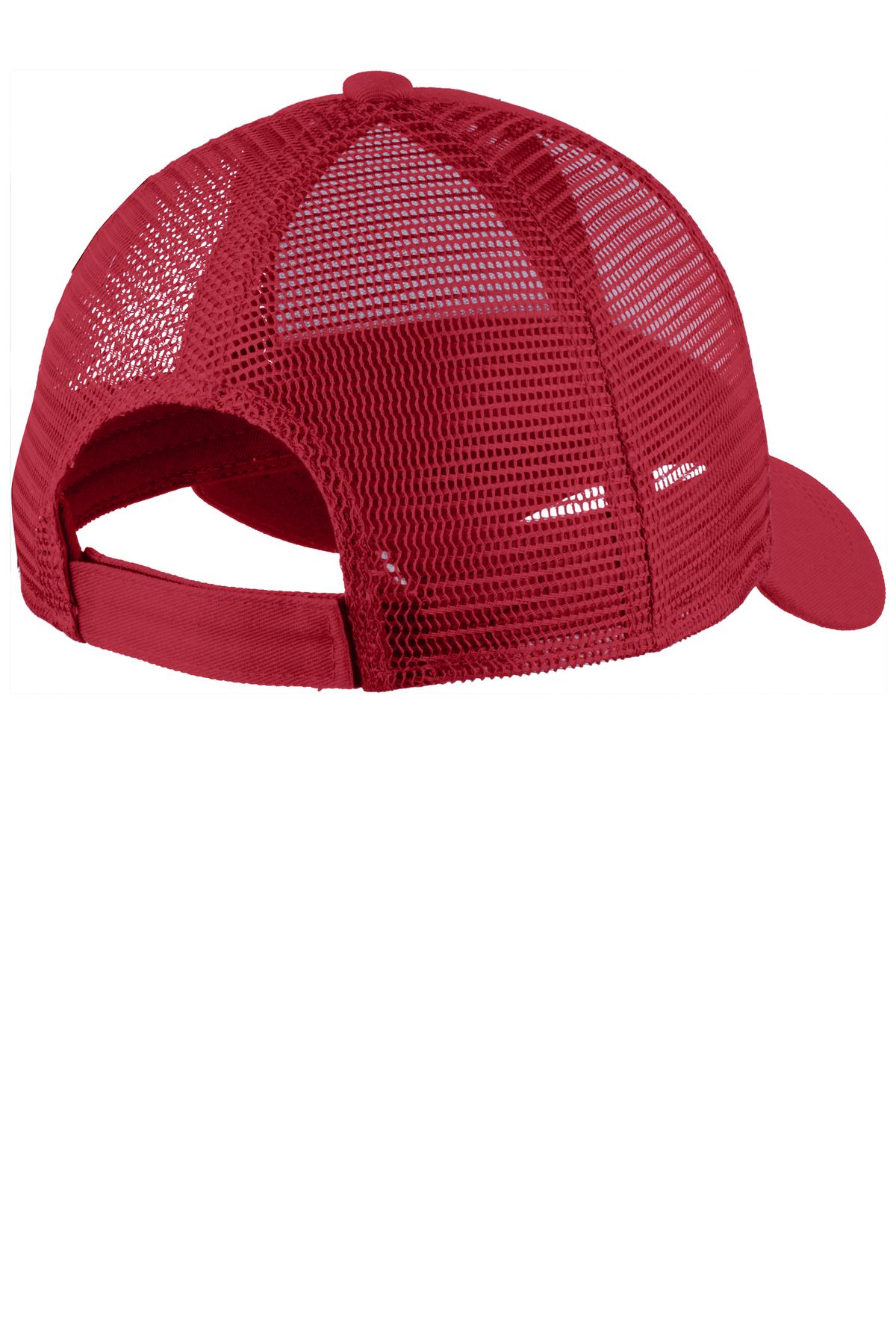 C911 Port Authority Adjustable Mesh Back Cap. - Back Image