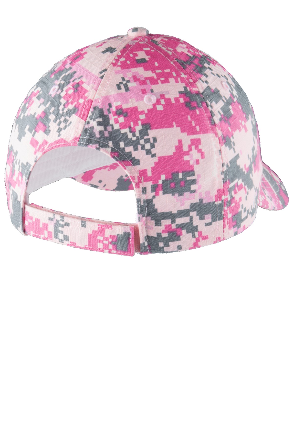 C925 Port Authority Digital Ripstop Camouflage Cap. - Back Image