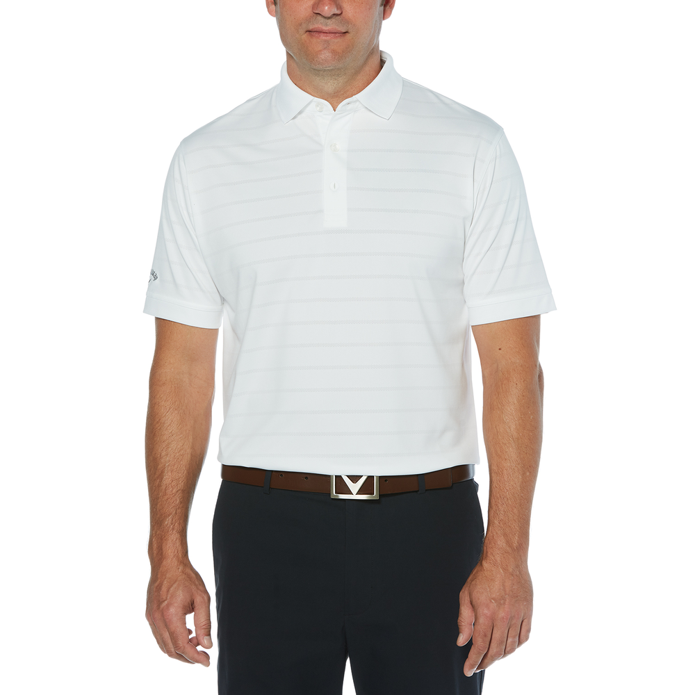CGM451 Callaway Men's Ventilated Striped Polo Zoom Image