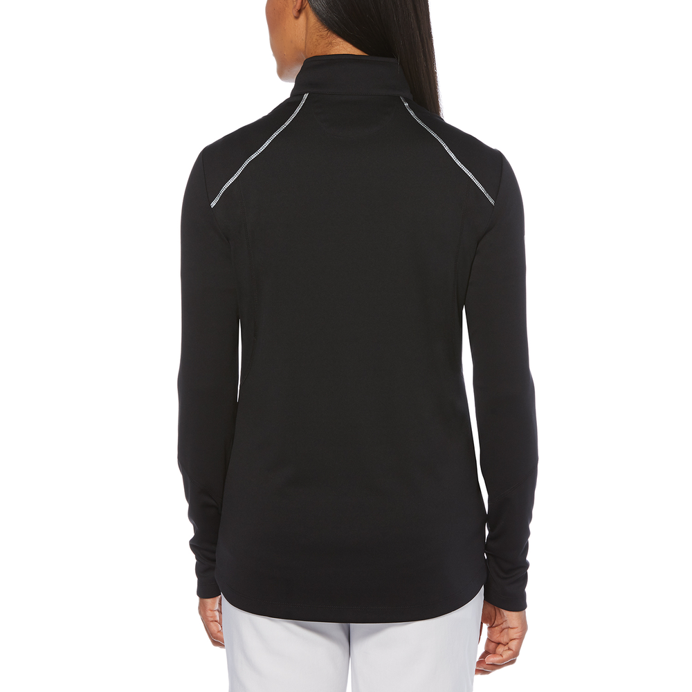 CGW545 Callaway Ladies' 1/4 Zip Water Repellent Pullover - Back Image
