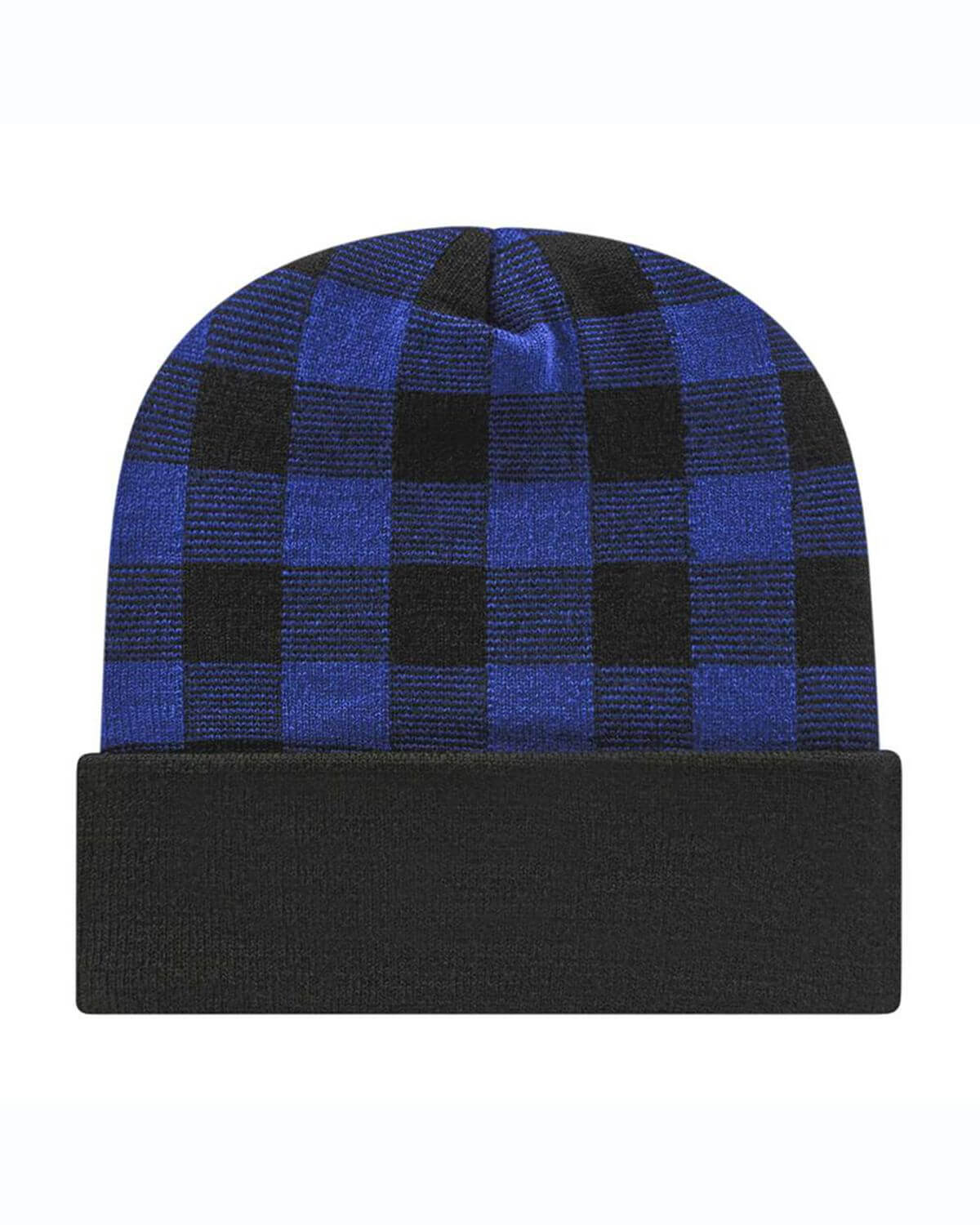 RKP12 CAP AMERICA USA-Made Plaid Beanie RKP12 CAP AMERICA USA-Made Plaid Beanie
