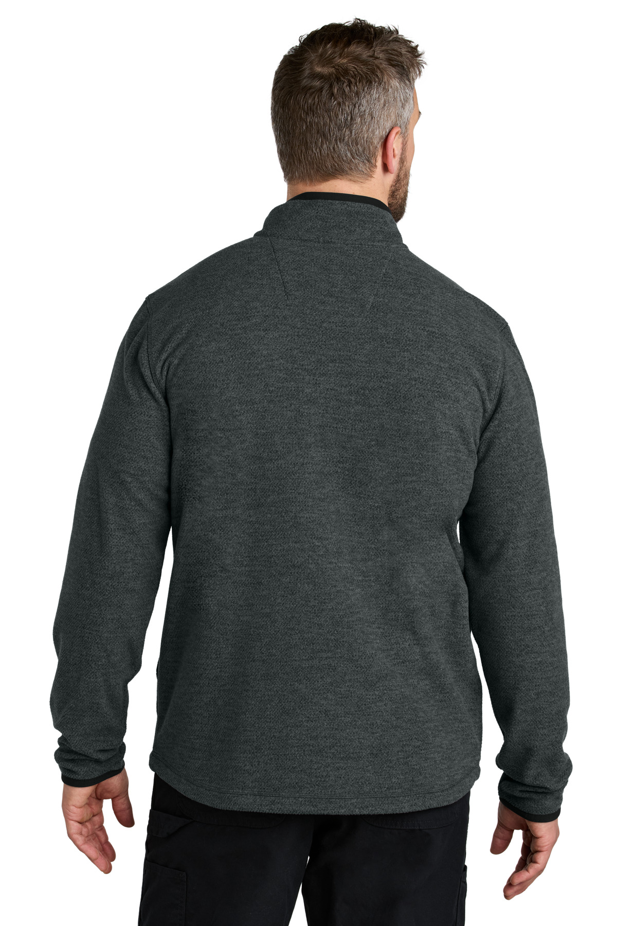 CT106416 Carhartt Textured Full-Zip Fleece Jacket - Back Image