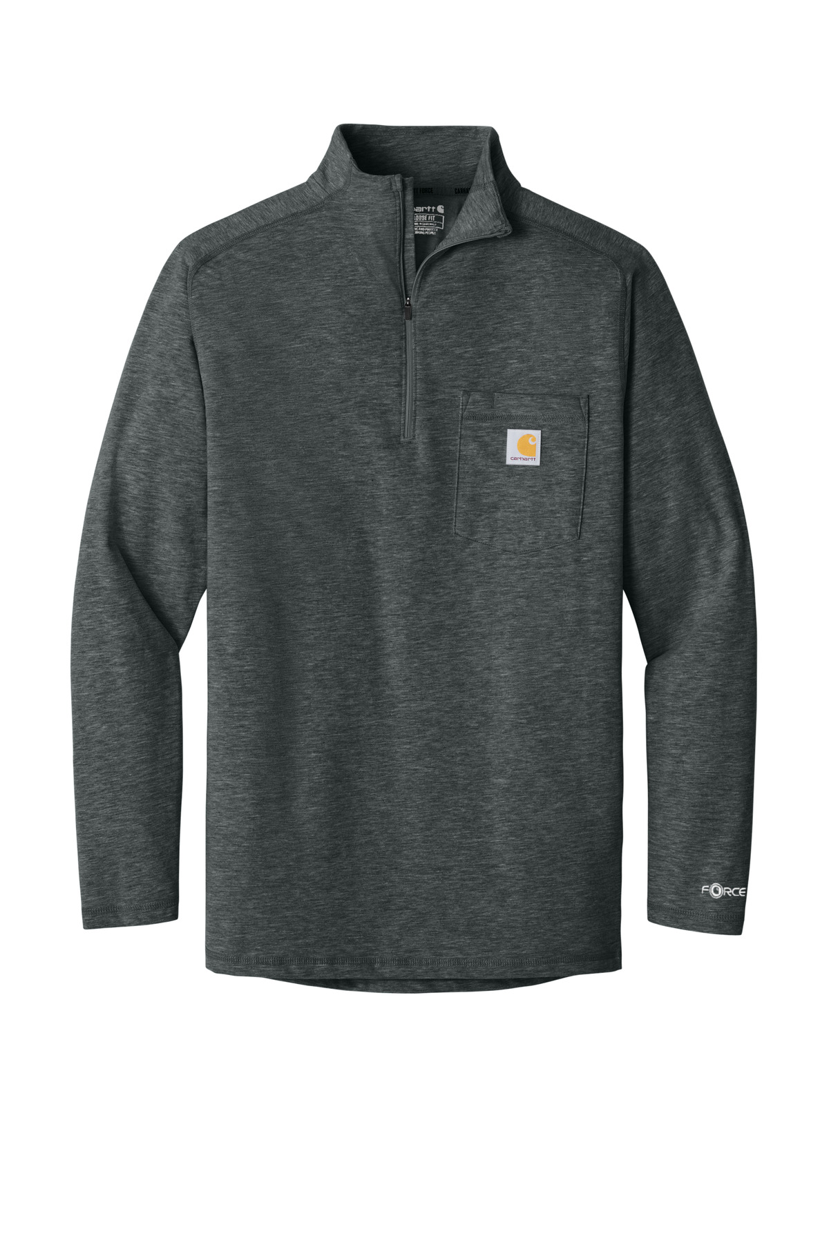 CT106660 Carhartt Force 1/4-Zip Long Sleeve T-Shirt