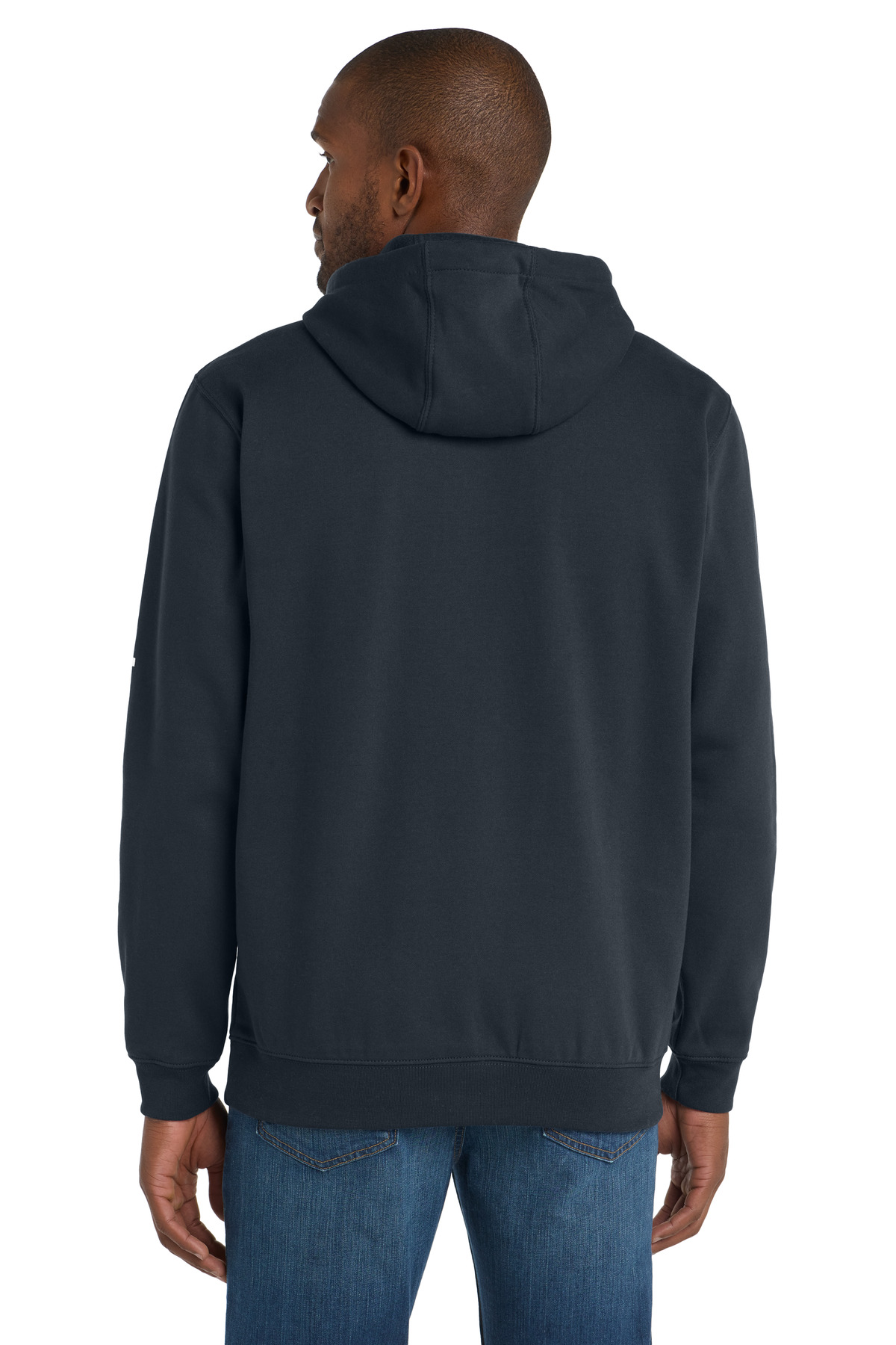CTK288 Carhartt Midweight Hooded Logo Sweatshirt - Back Image