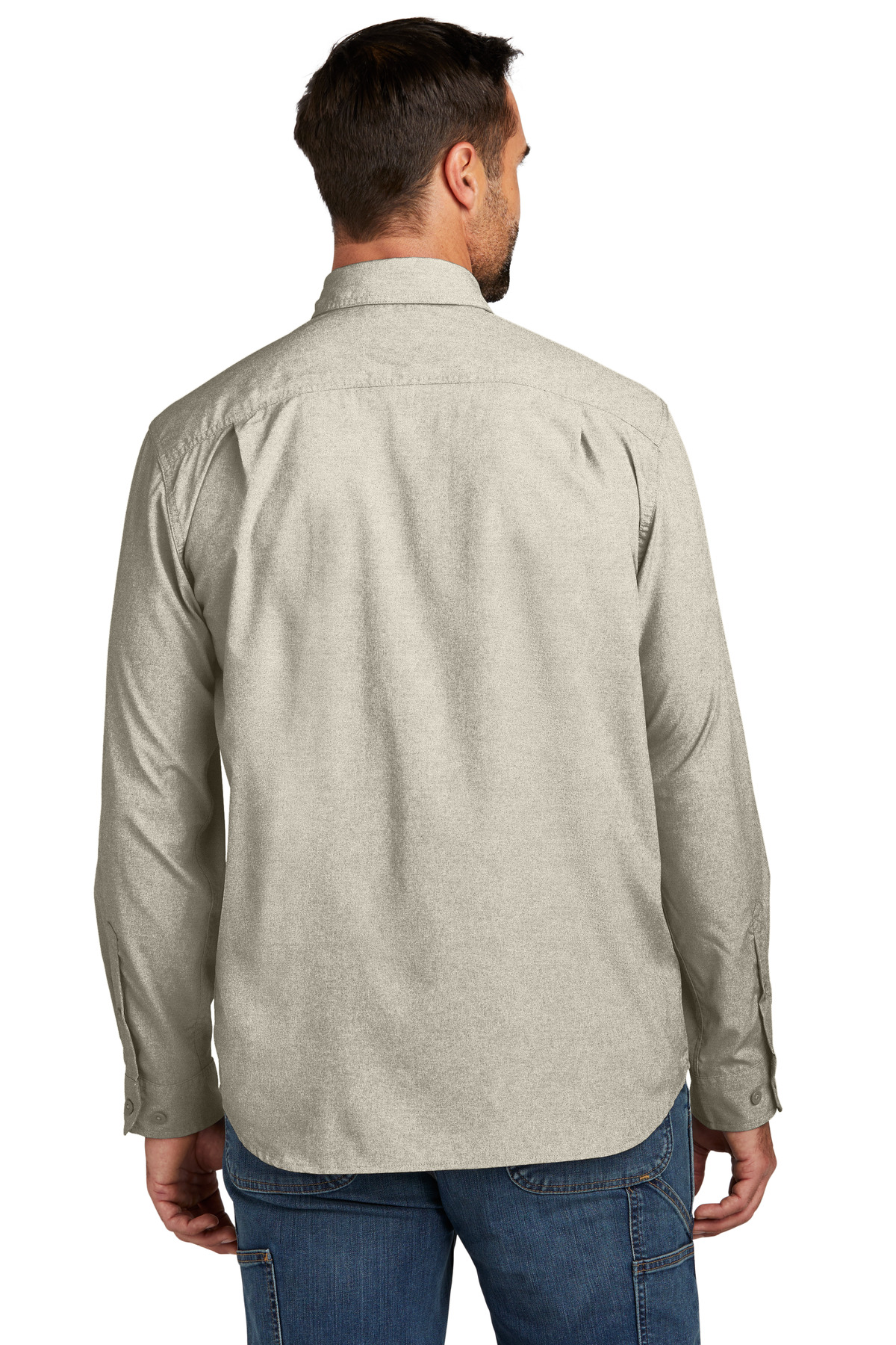 CT105291 Carhartt  Force Solid Long Sleeve Shirt - Back Image