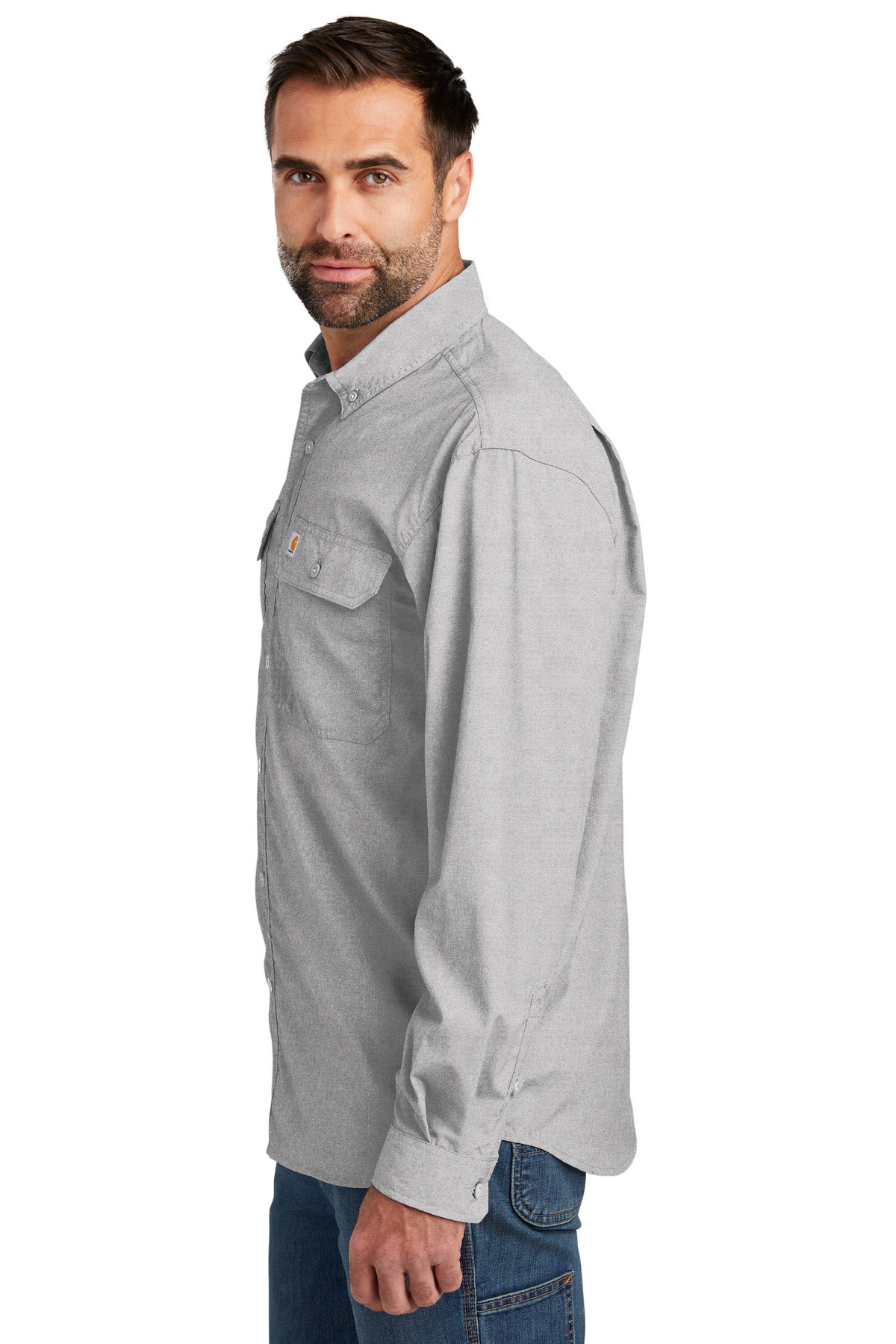 CT105291 Carhartt  Force Solid Long Sleeve Shirt - Siide Image