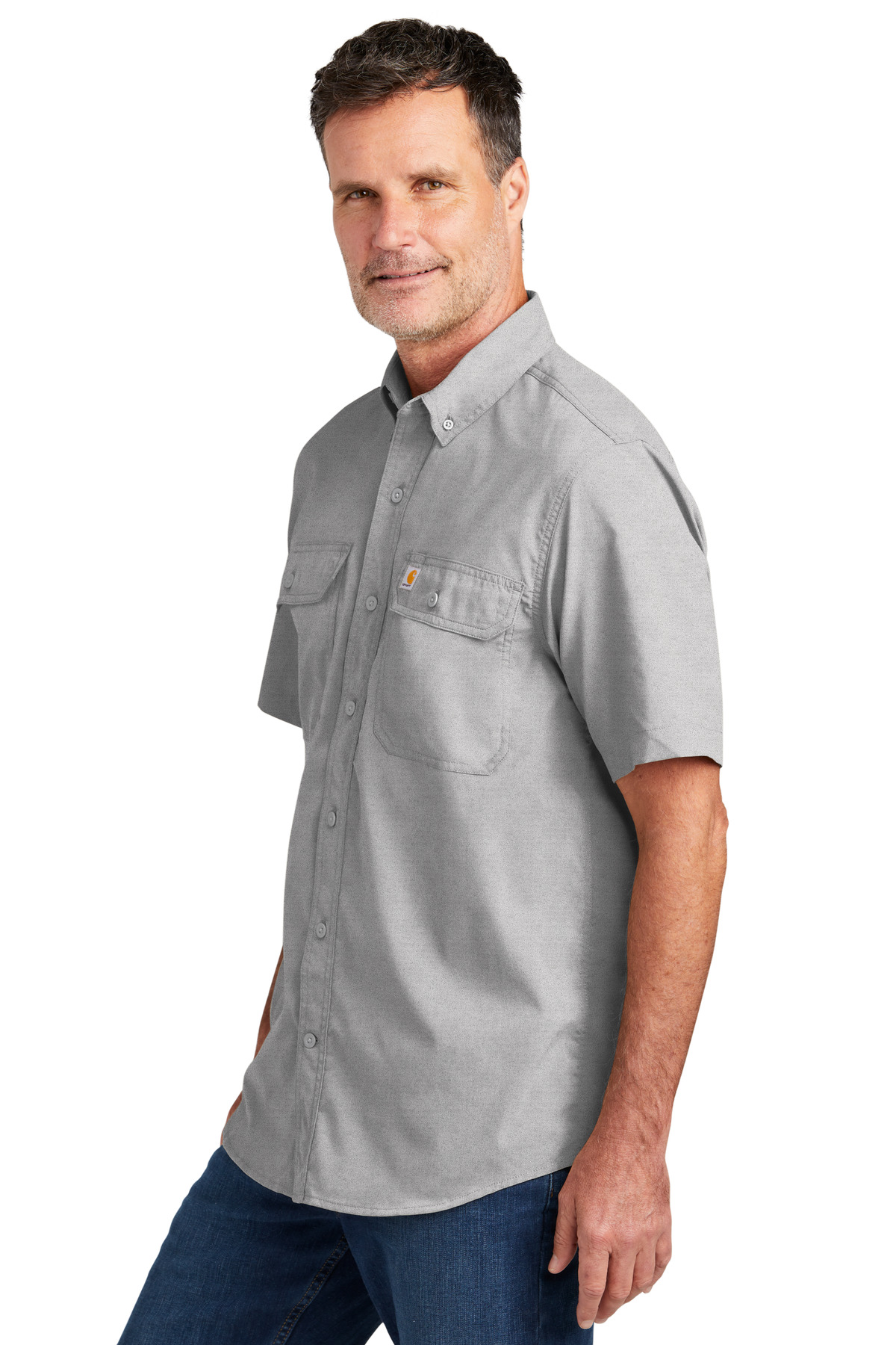 CT105292 Carhartt  Force Solid Short Sleeve Shirt - Siide Image