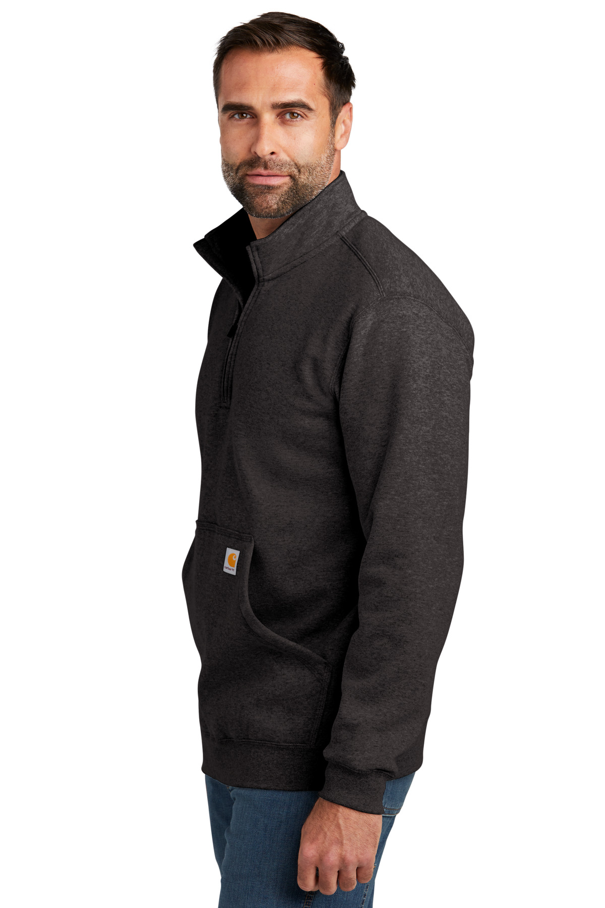 CT105294 Carhartt  Midweight 1/4-Zip Mock Neck Sweatshirt - Siide Image