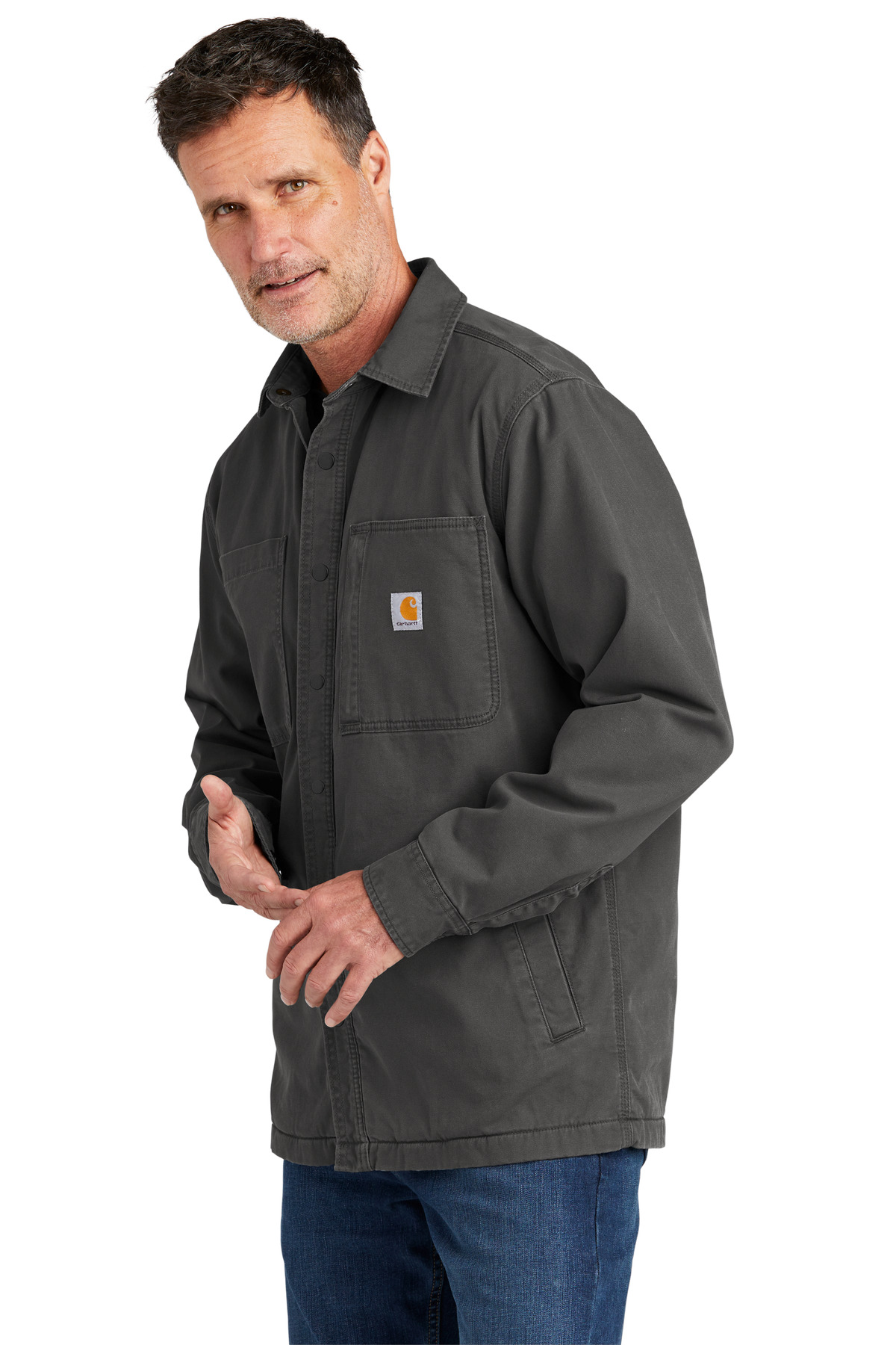 CT105532 Carhartt  Rugged Flex Fleece-Lined Shirt Jac - Siide Image