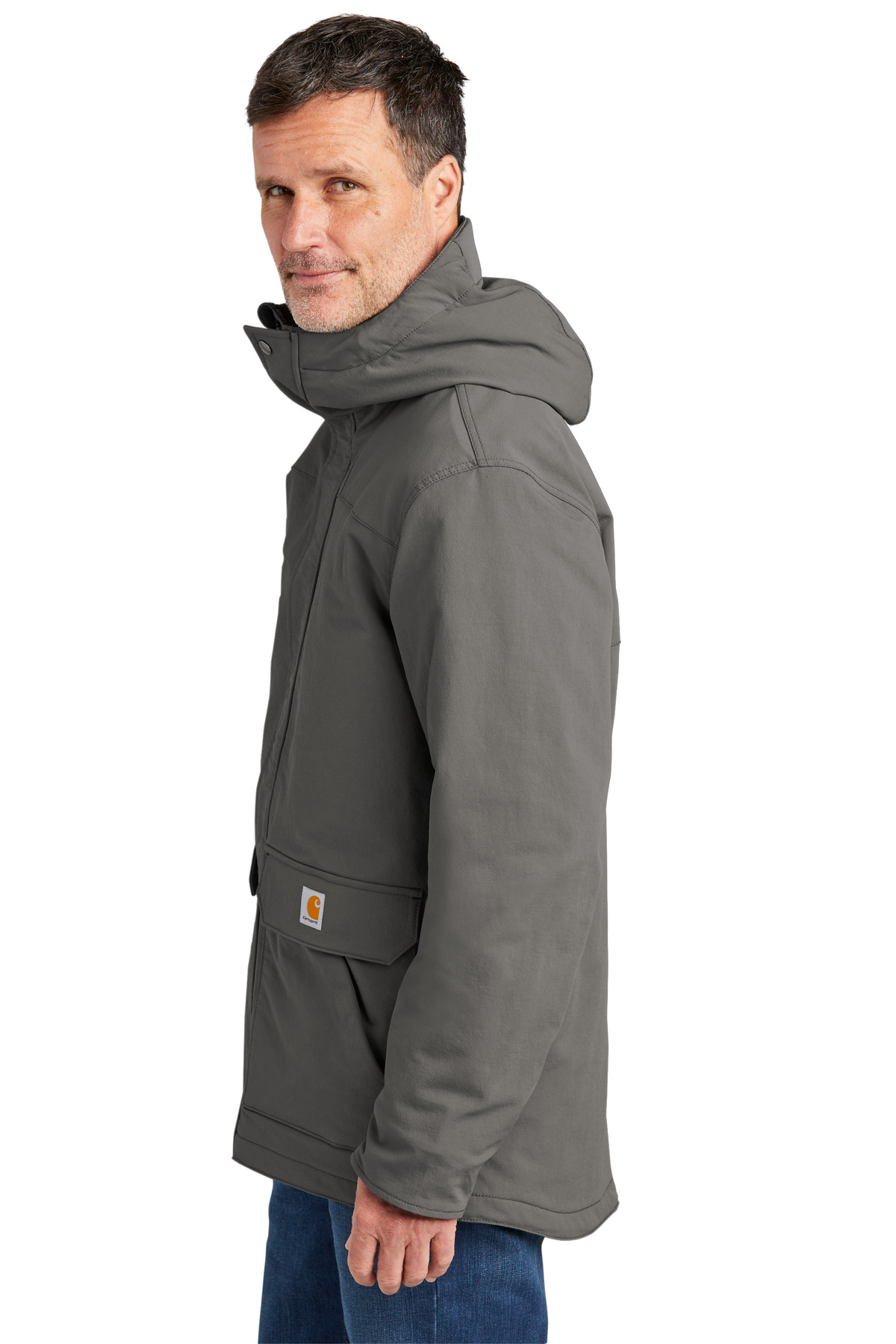 CT105533 Carhartt  Super Dux Insulated Hooded Coat - Siide Image