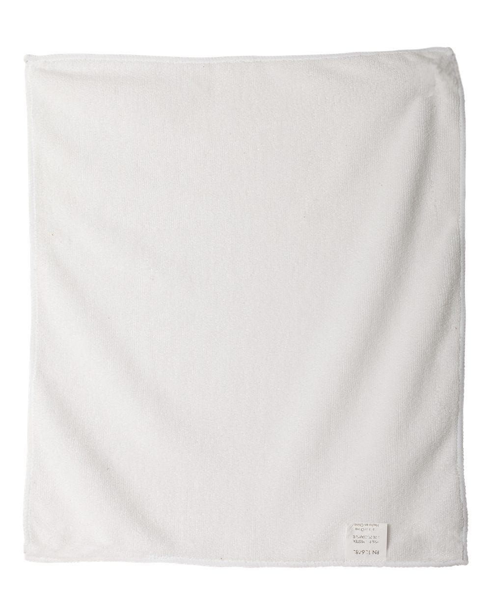 C1118M Carmel Towel Company Microfiber Rally Towel - Back Image