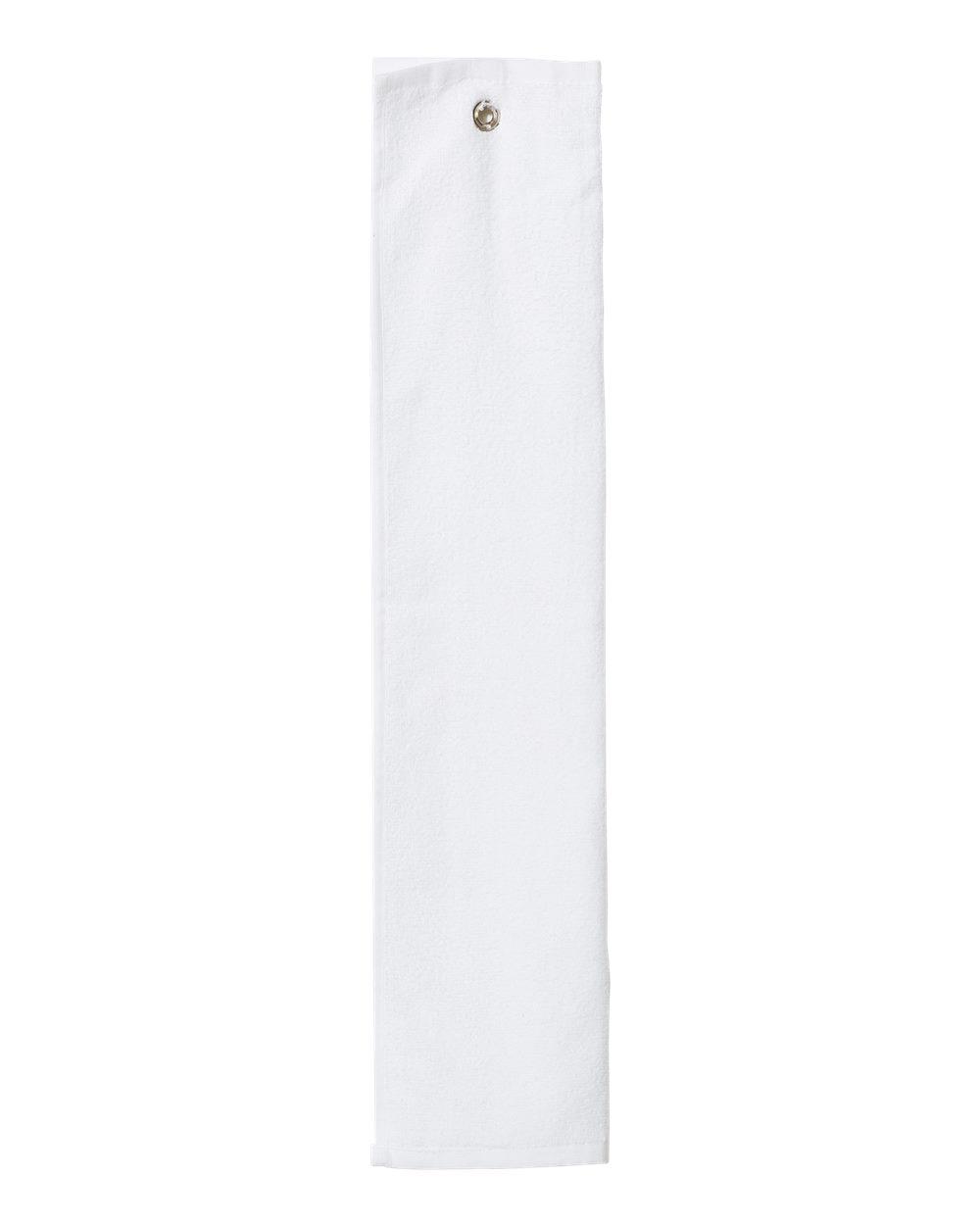 C162523TGH Carmel Towel Company Trifold Golf Towel with Grommet - Siide Image