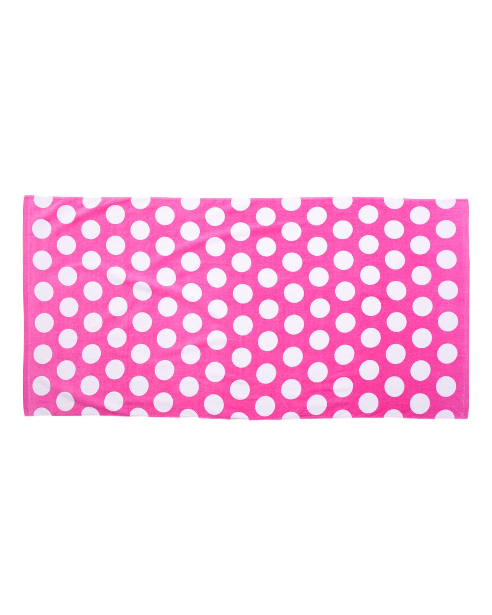 C3060P Carmel Towel Company Polka Dot Velour Beach Towel