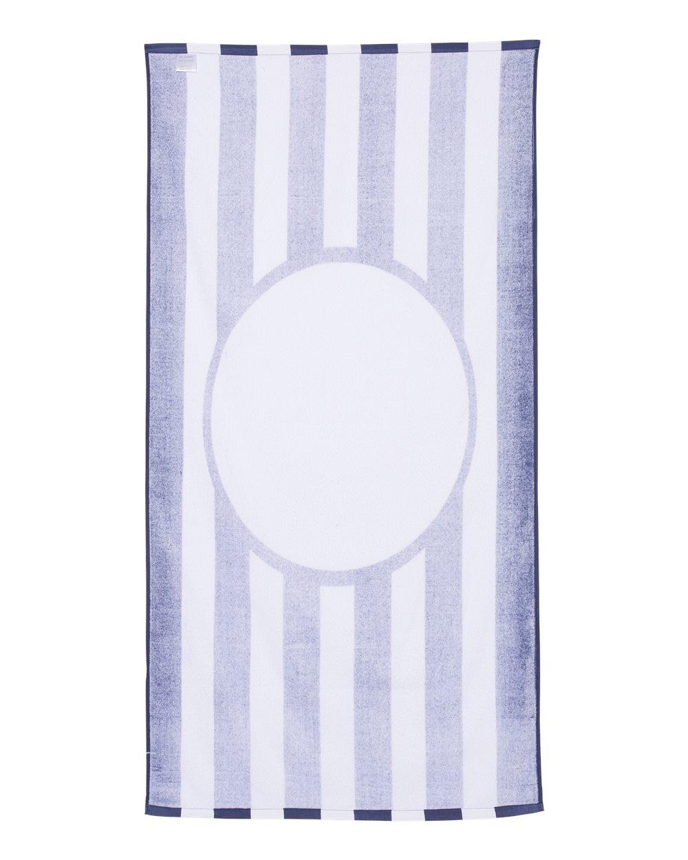 C3060ST Carmel Towel Company Striped Beach Towel - Back Image