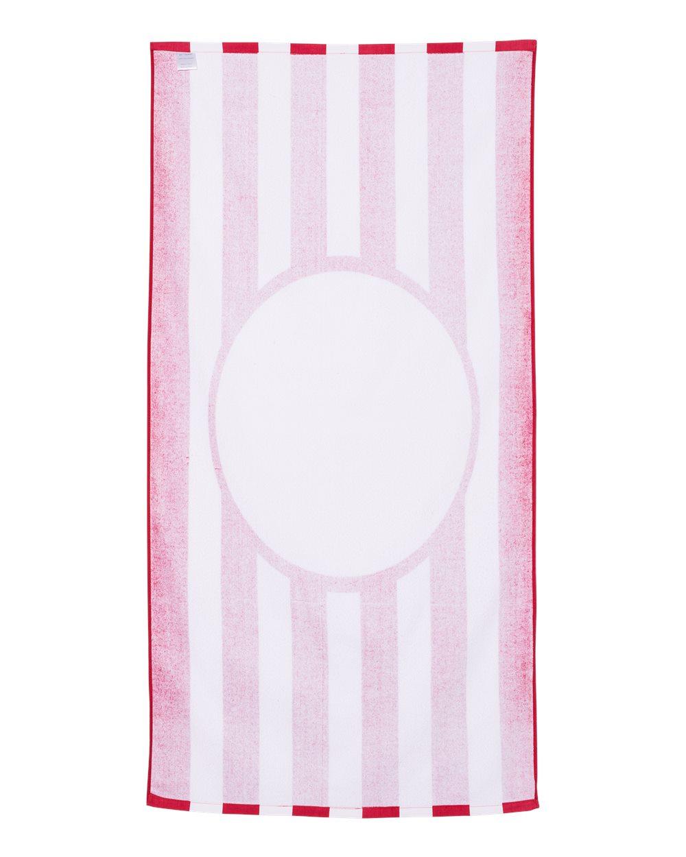 C3060ST Carmel Towel Company Striped Beach Towel - Back Image