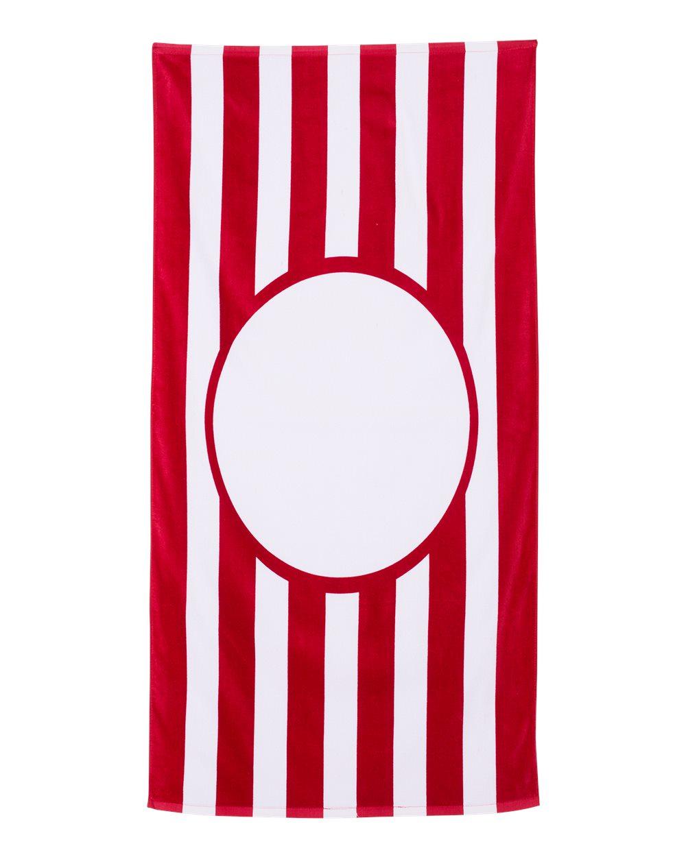 C3060ST Carmel Towel Company Striped Beach Towel - Siide Image