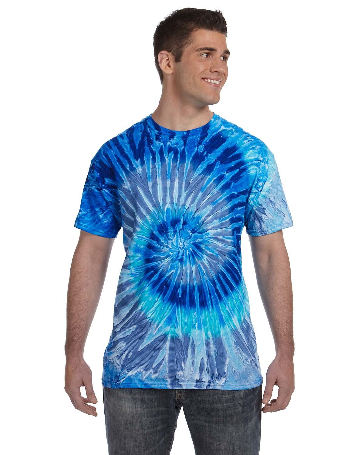 CD100 Tie-Dye Adult 5.4 oz., 100% Cotton T-Shirt