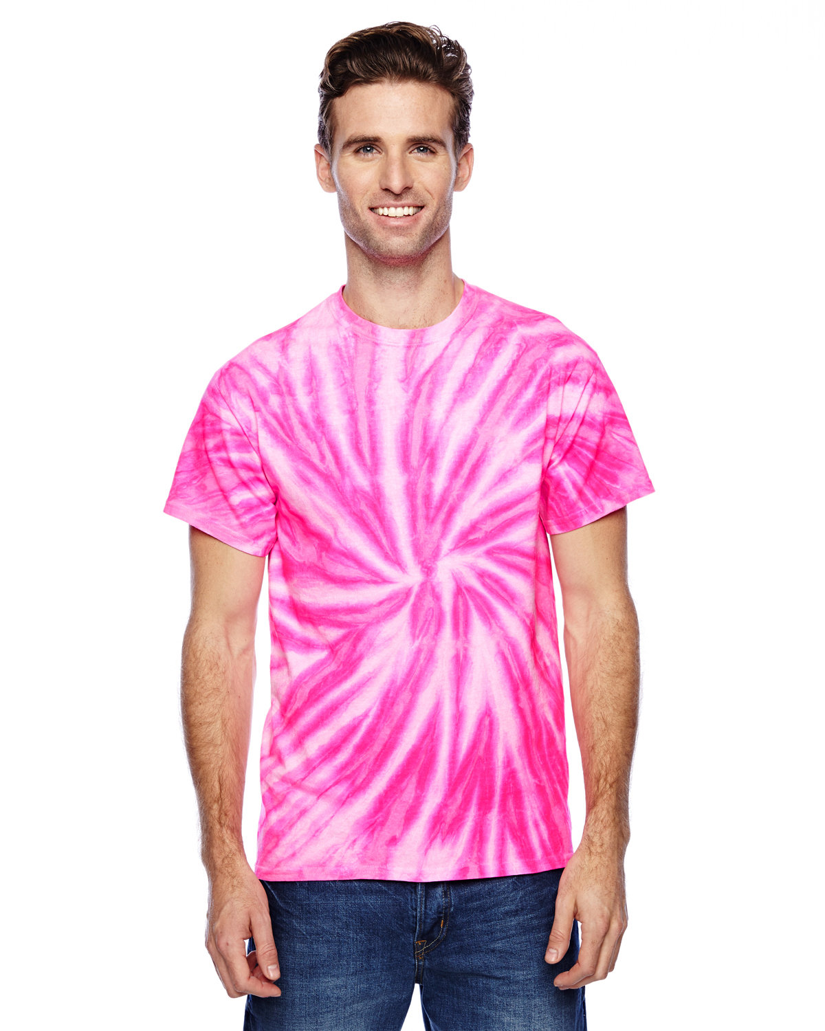 CD110 Tie-Dye Adult 100% Cotton Twist d T-Shirt CD110 Tie-Dye Adult 100% Cotton Twist d T-Shirt